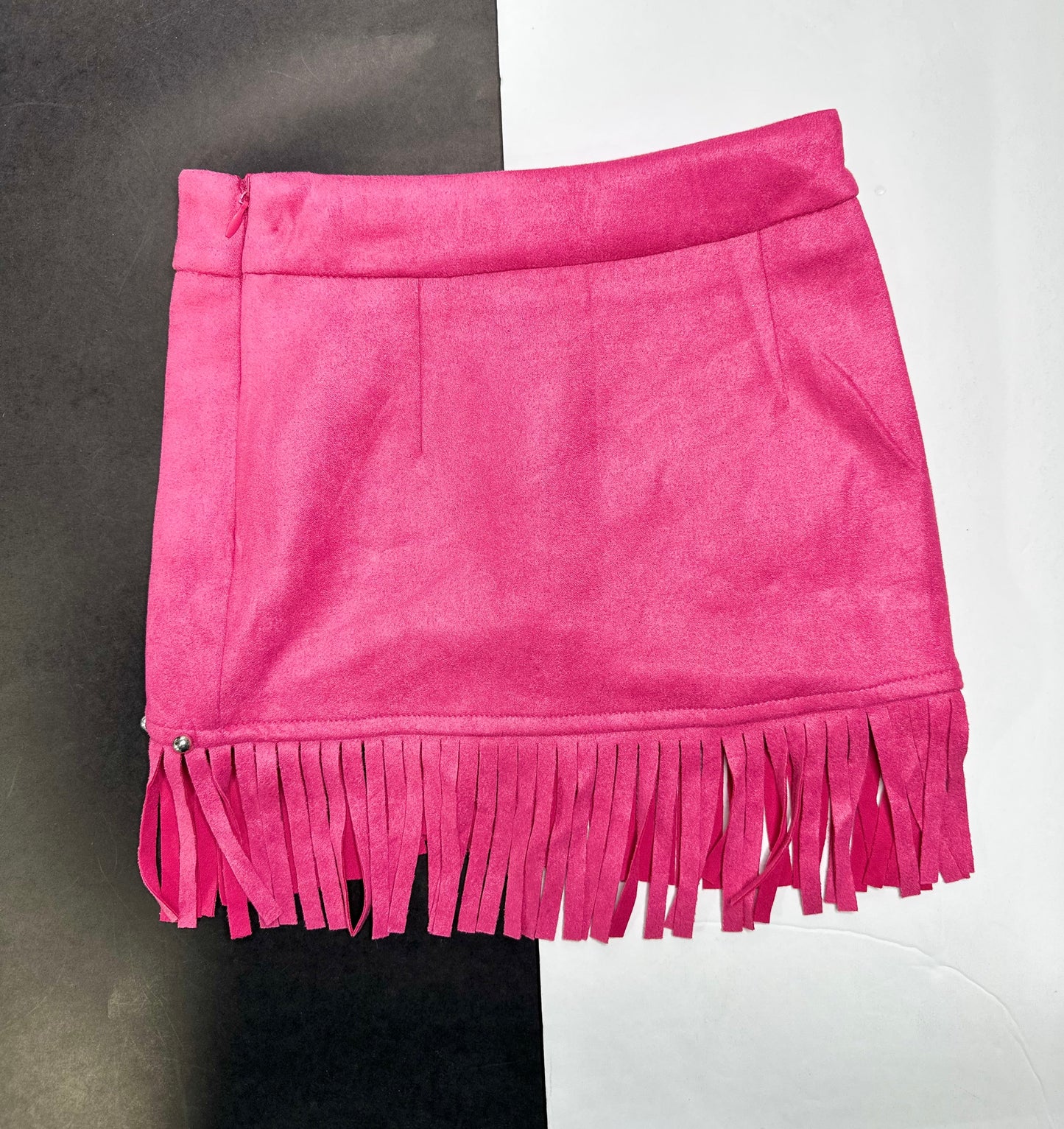 Size 10/12 Youth Suede-Like Studded Skirts (2 colors) (FINAL SALE)