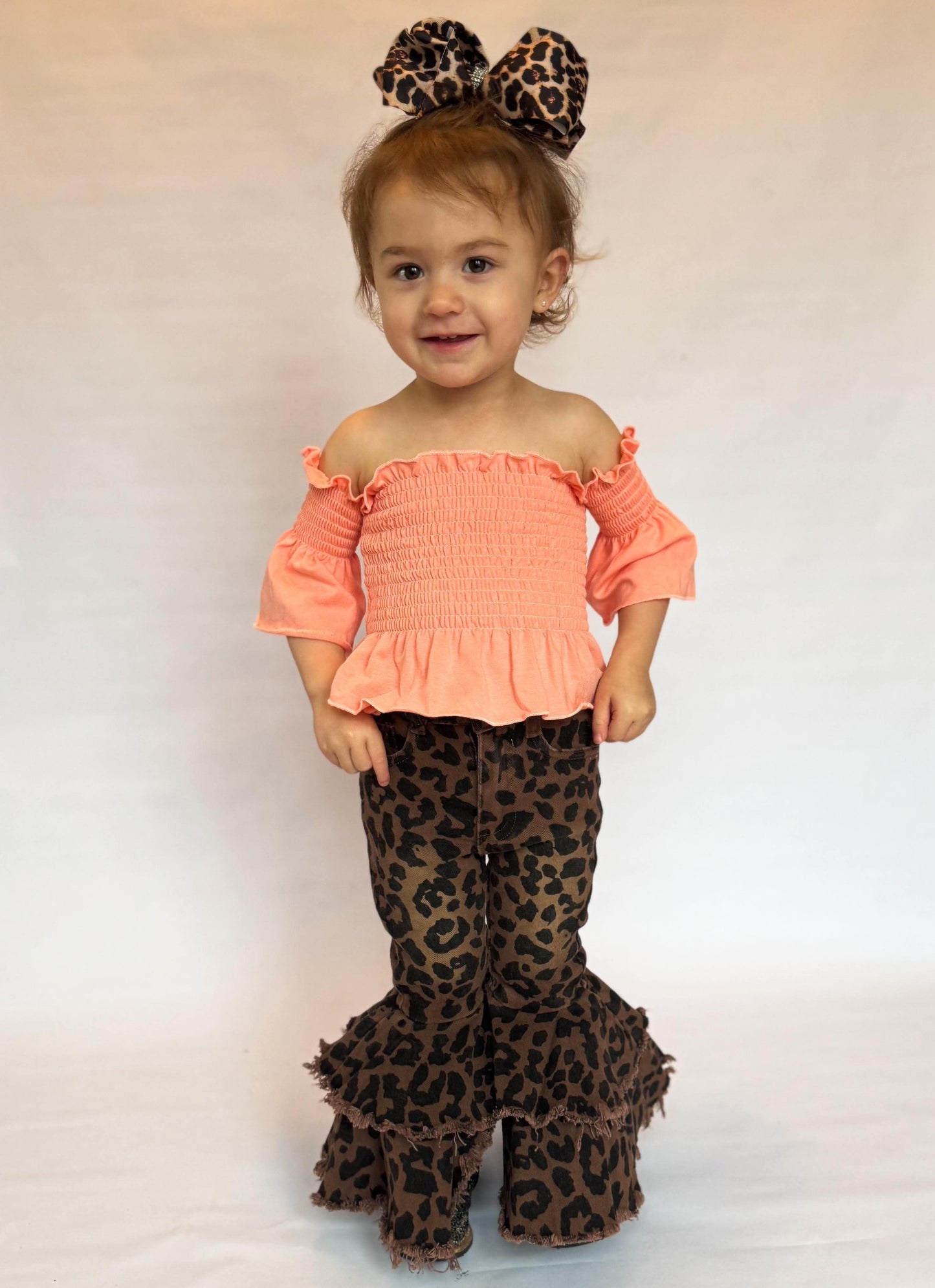 Peach Scrunch Top (FINAL SALE)