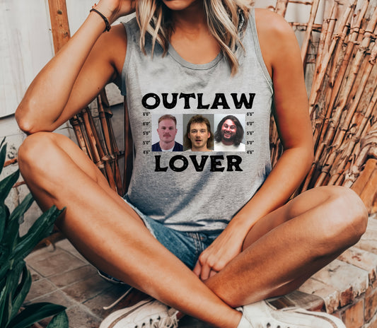 Outlaw lover Racerback Tank Top
