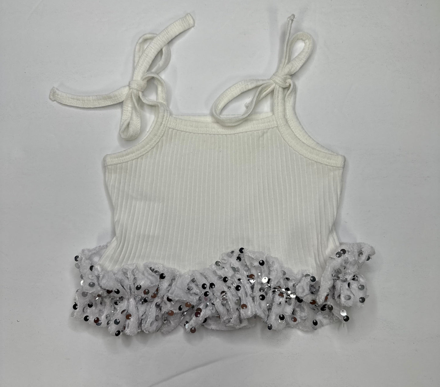 Sequin Tie Tops (Multiple Colors) (FINAL SALE)