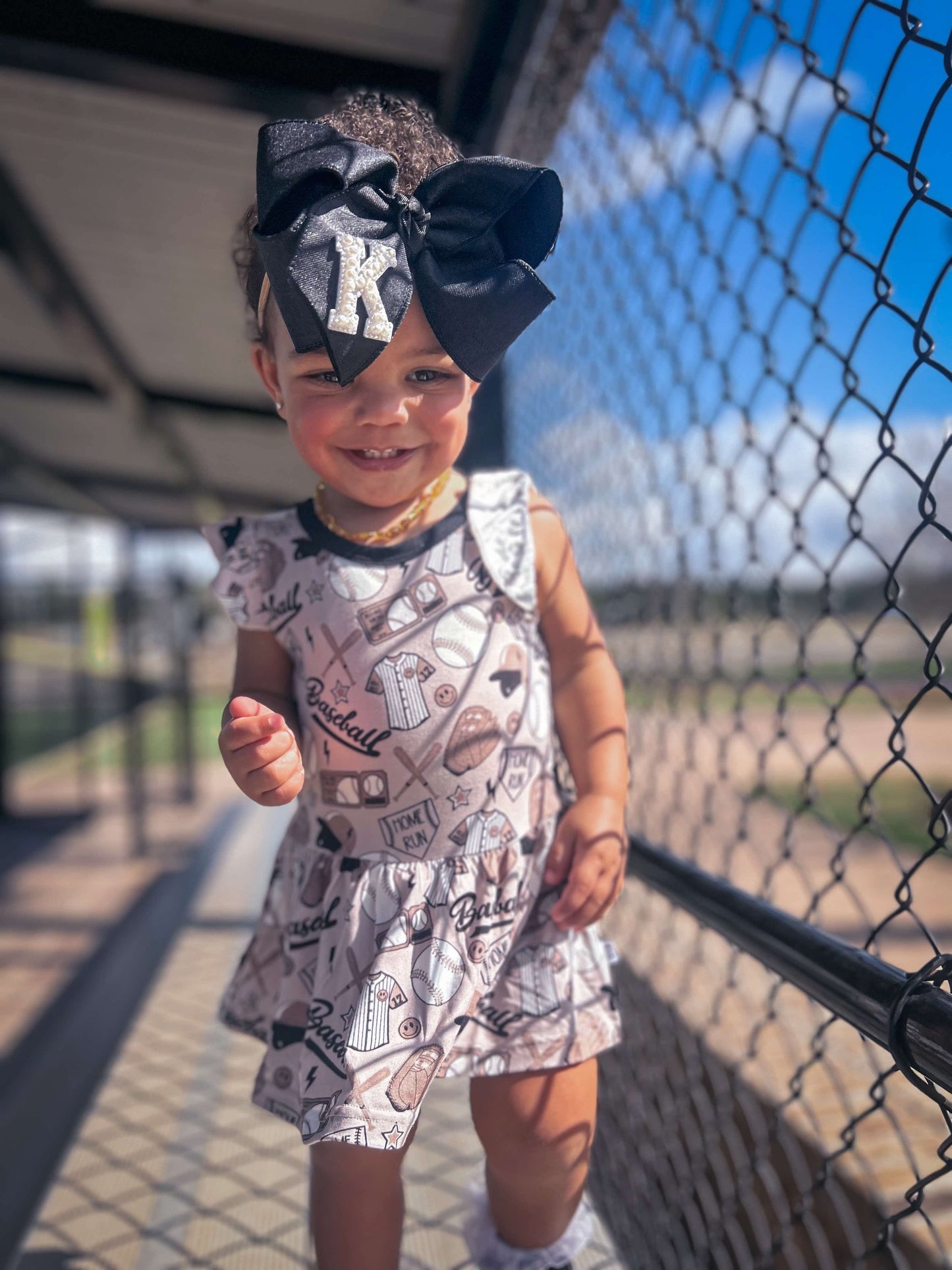 Game Day Bamboo Skirted Romper