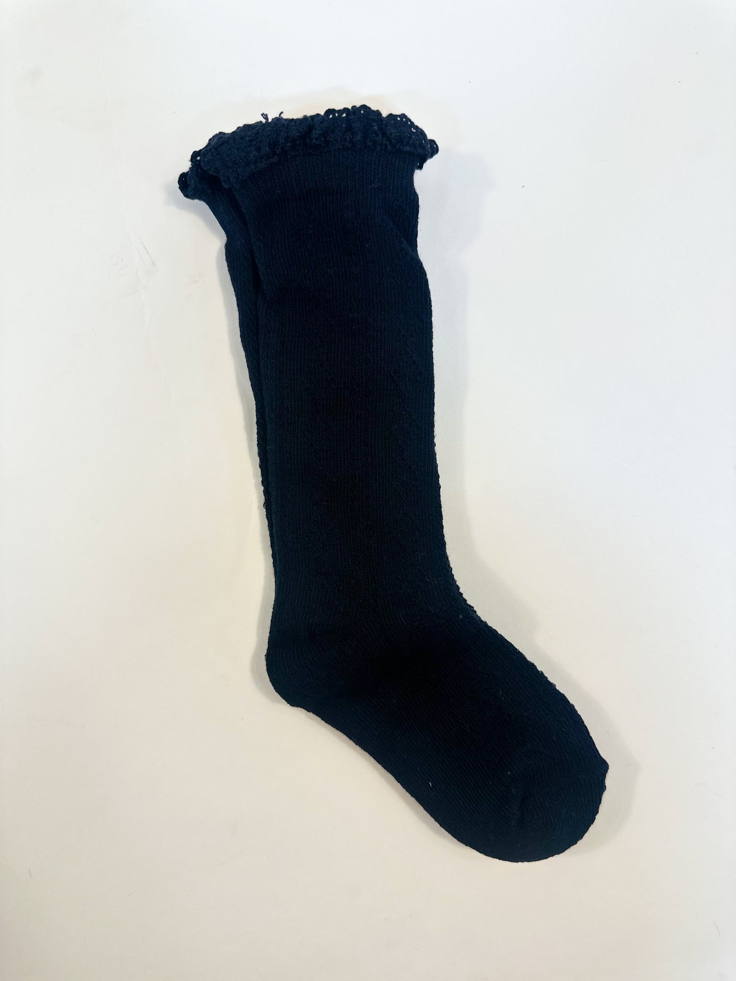 Knee High Knit Lace Girl Socks (FINAL SALE)