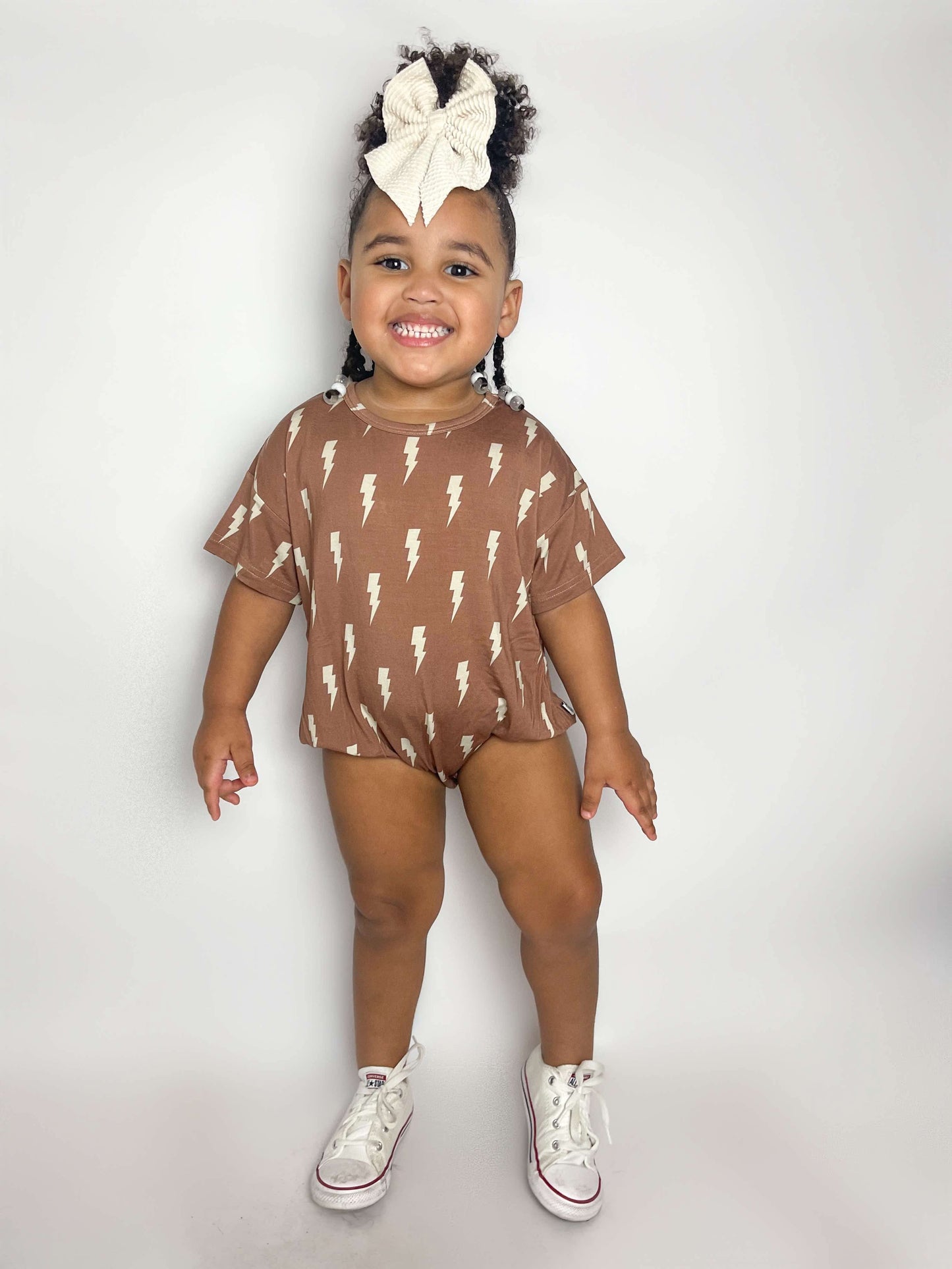 Rust Bolts Oversized Bamboo Romper