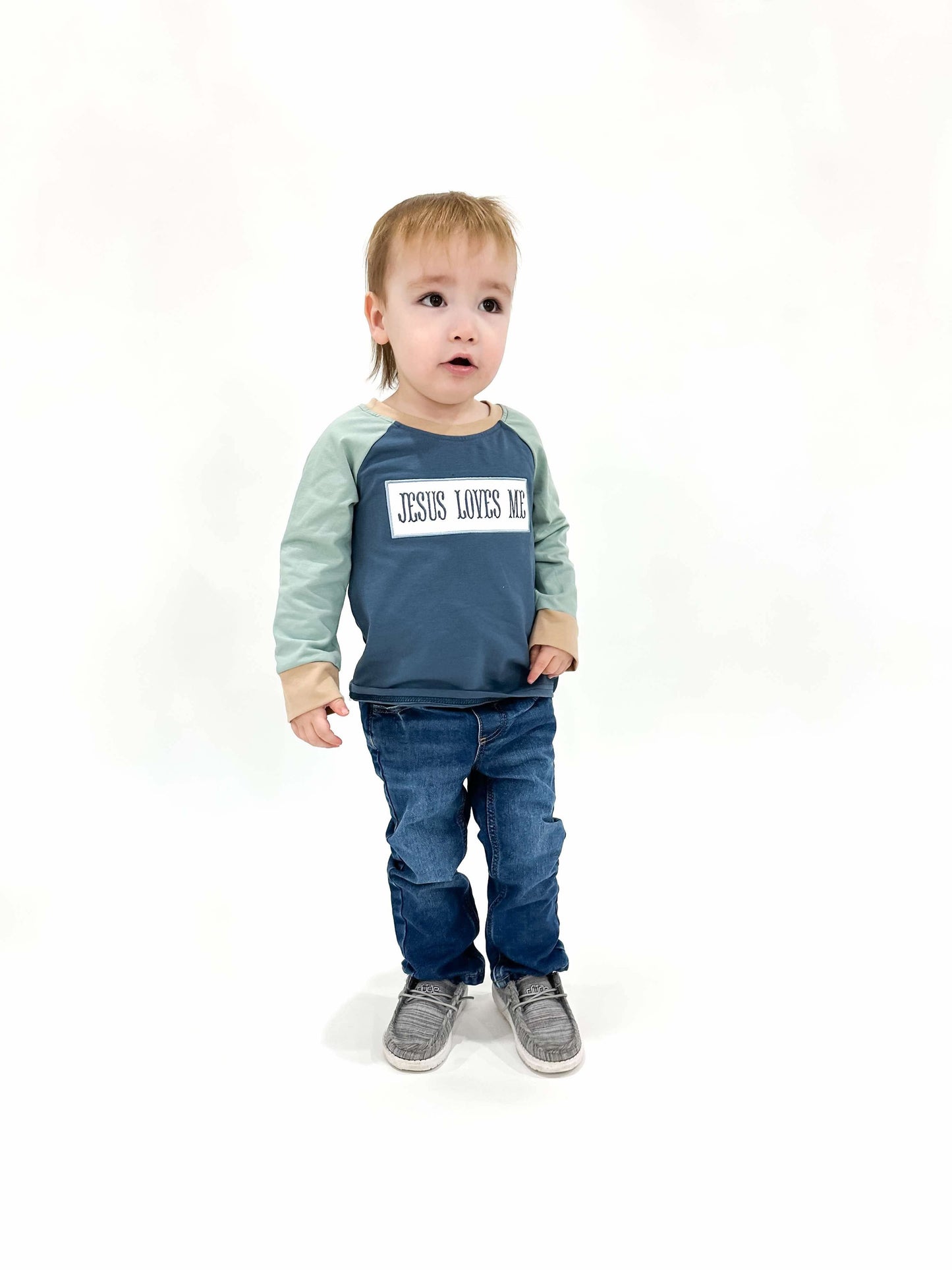 Jesus Loves Me Smocked Top