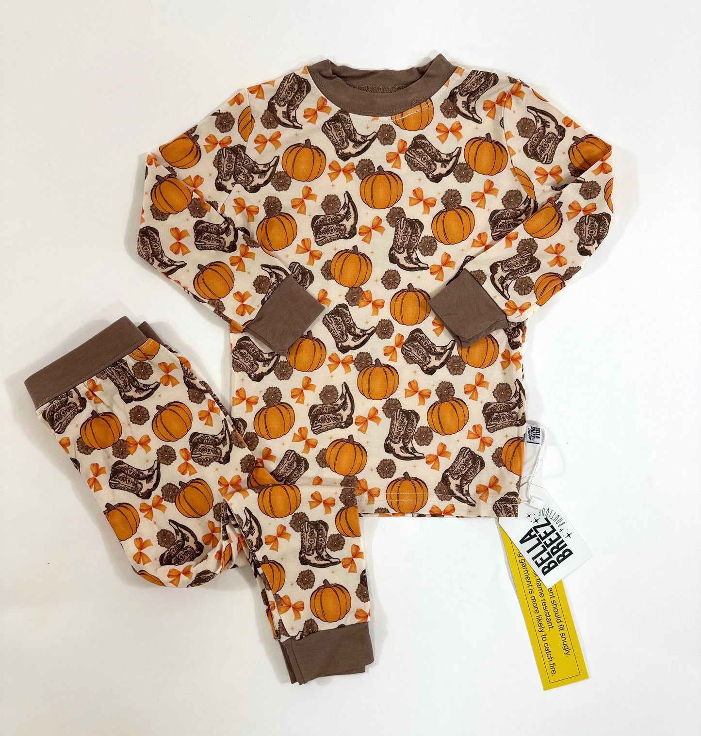 Howdy Pumpkin Bamboo Set