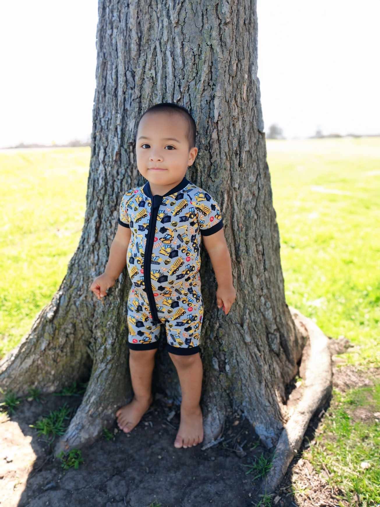 Construction 2.0 Bamboo Shortie Romper