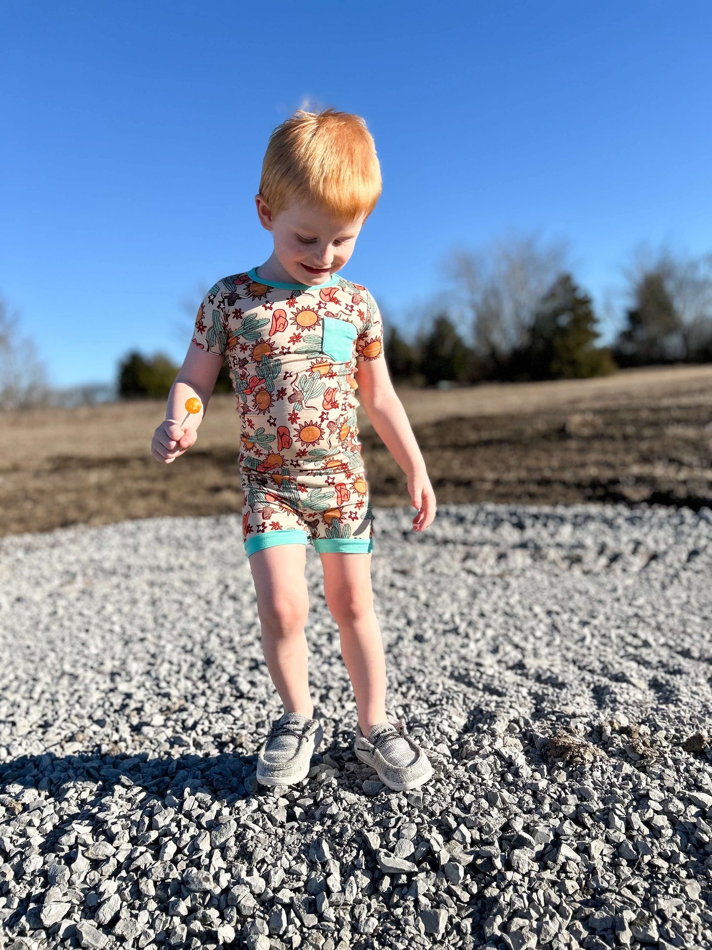 Wild West Bamboo Short Set