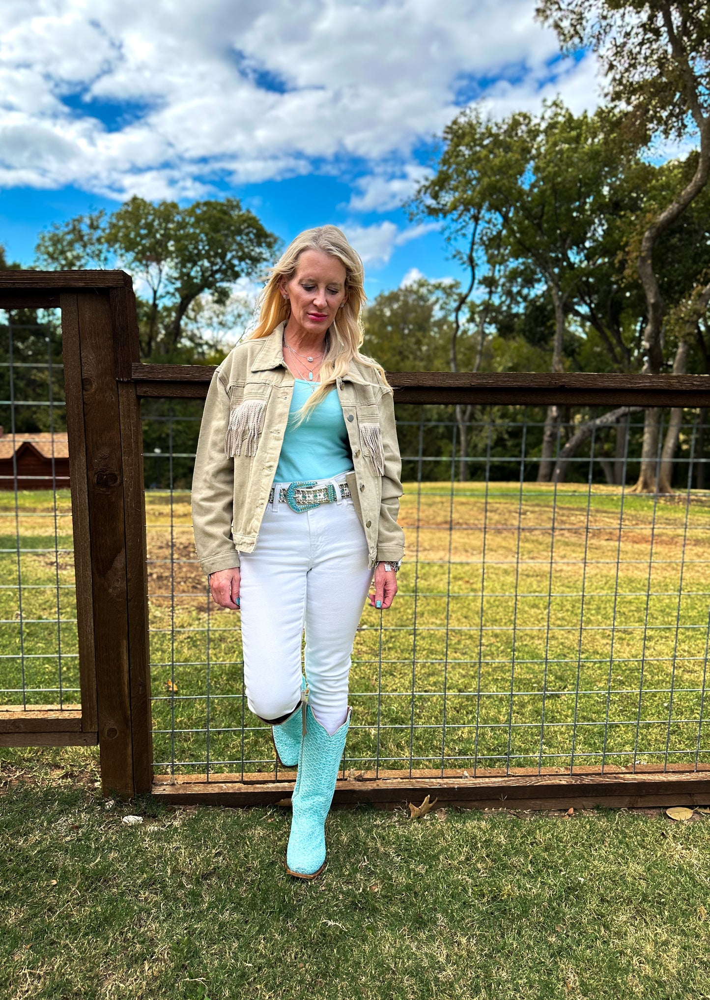 Women's Fringe Denim Jackets (Multiple Options) (FINAL SALE)