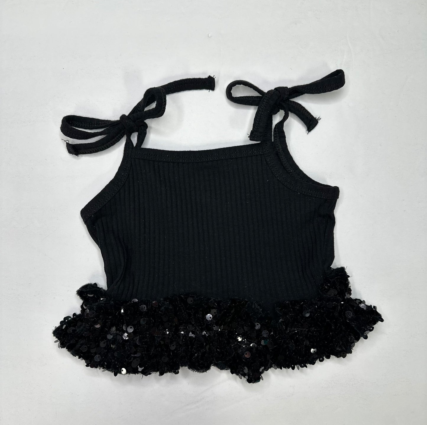 Sequin Tie Tops (Multiple Colors) (FINAL SALE)
