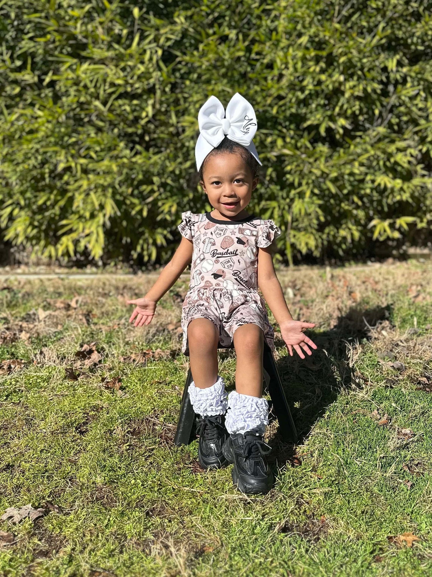 Game Day Bamboo Skirted Romper