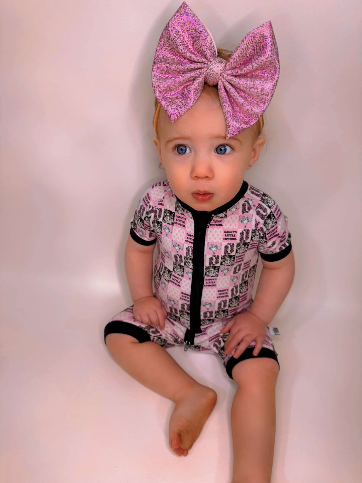 Daddy's Little Cowgirl Bamboo Shortie Romper (FINAL SALE)