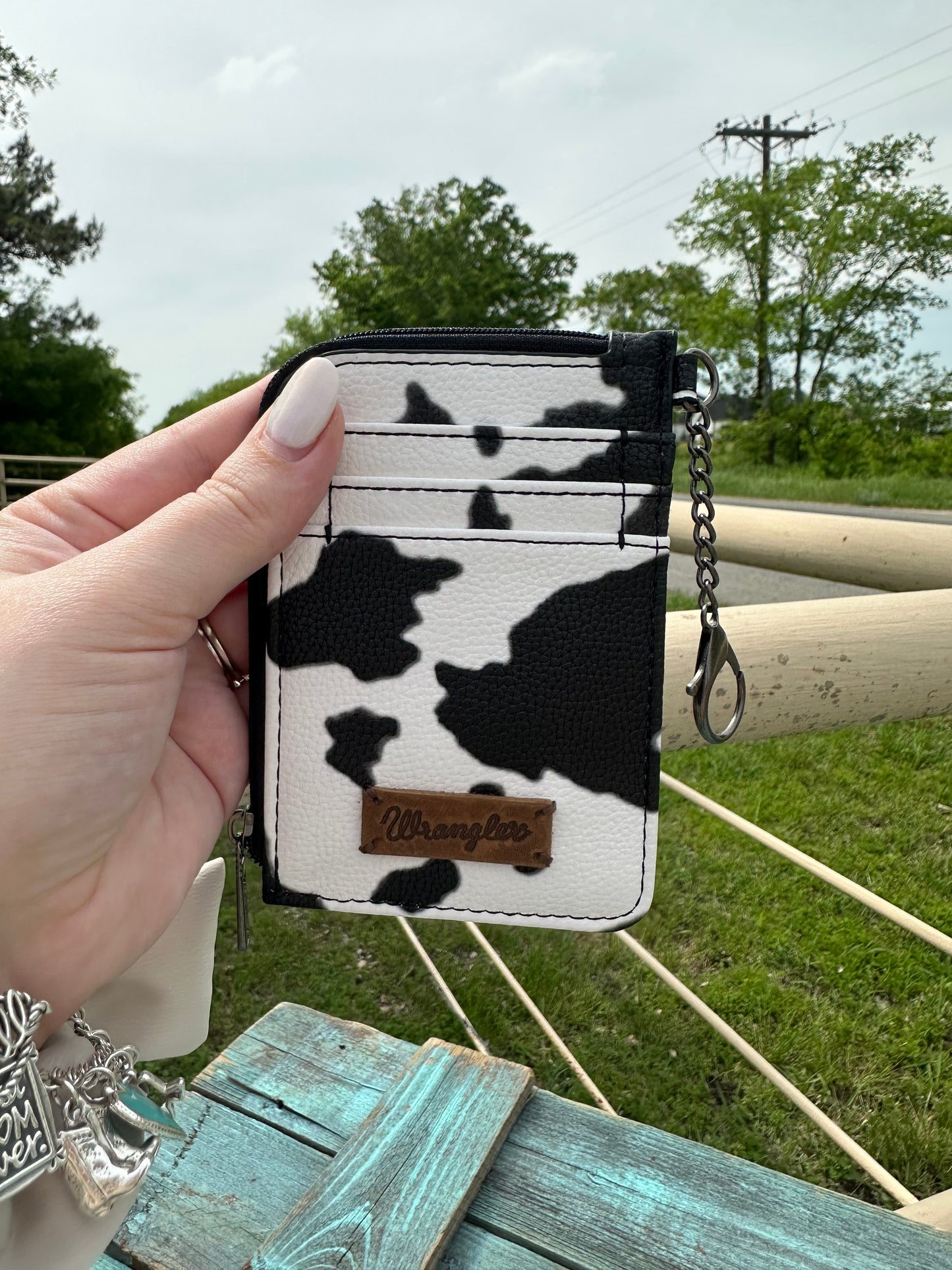 Cow Print Wrangler coin holders (FINAL SALE)