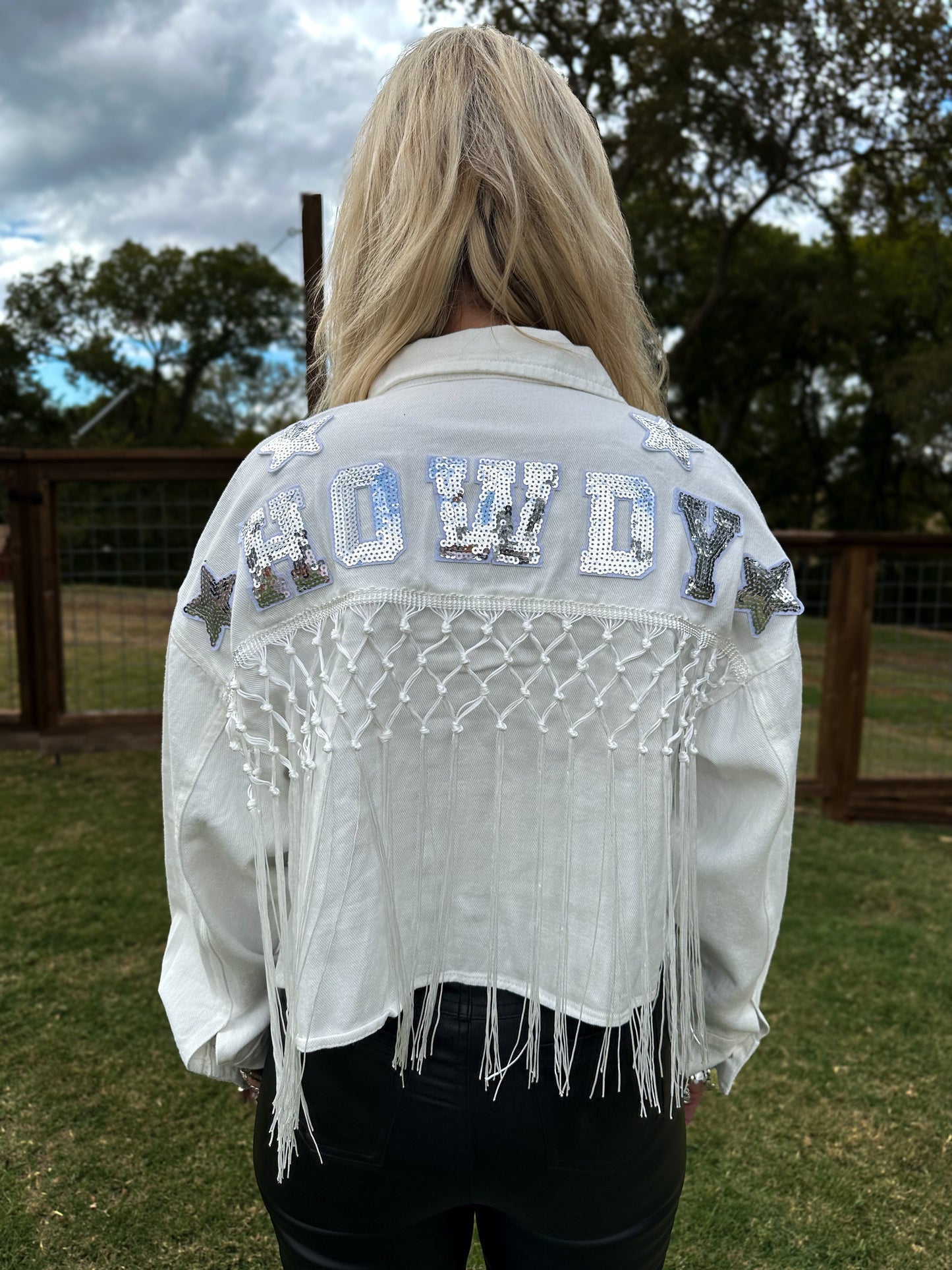 Women's Fringe Denim Jackets (Multiple Options) (FINAL SALE)