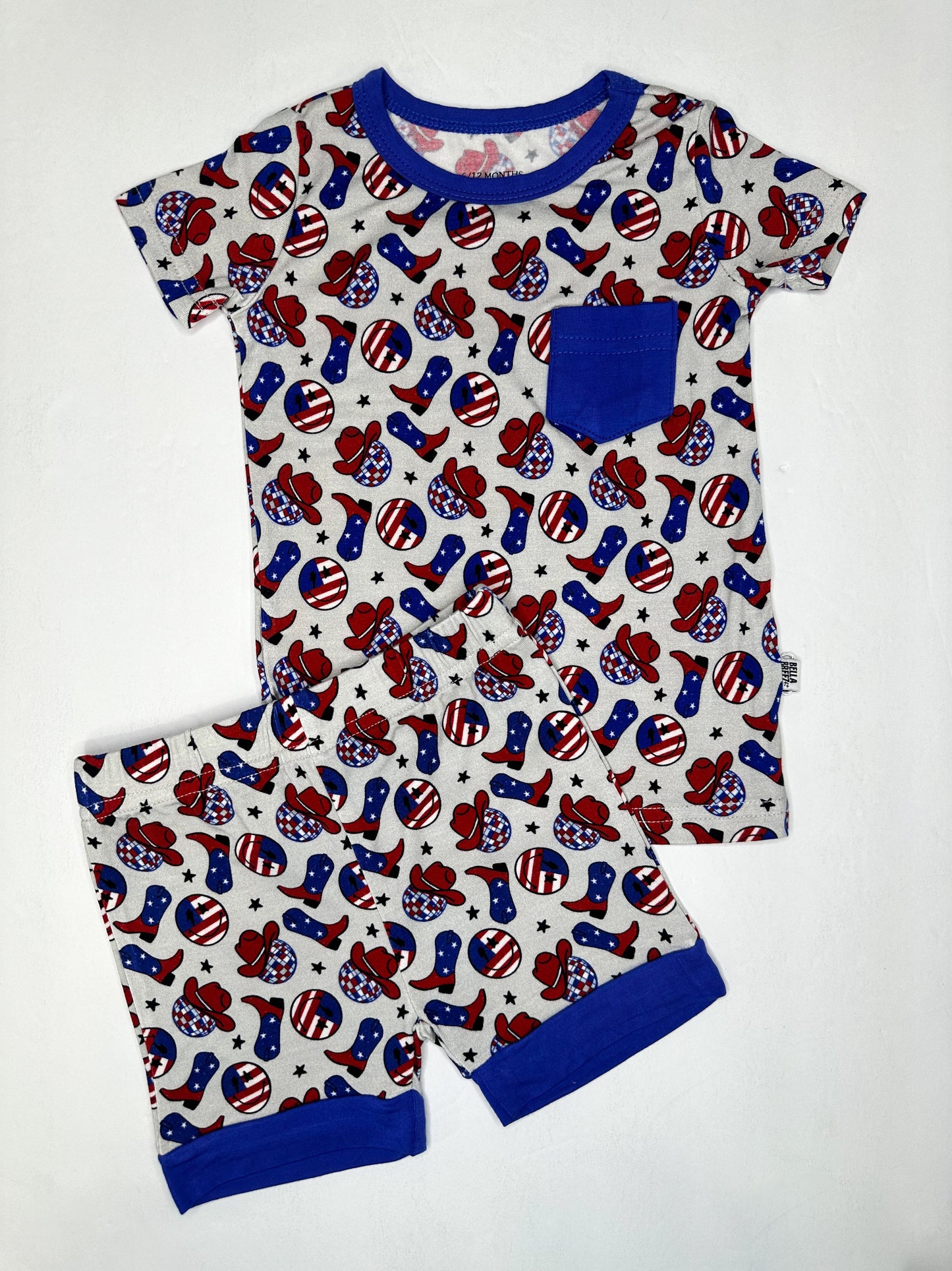 Party In The USA Bamboo Sleep Short Set