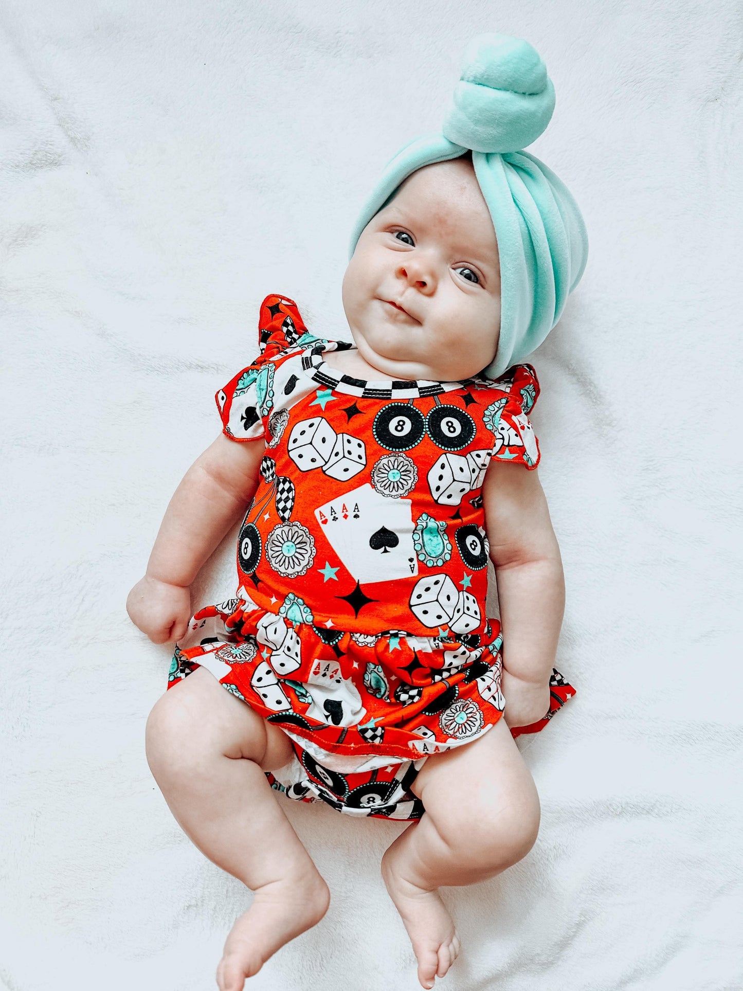 Wild Card Bamboo Skirted Romper