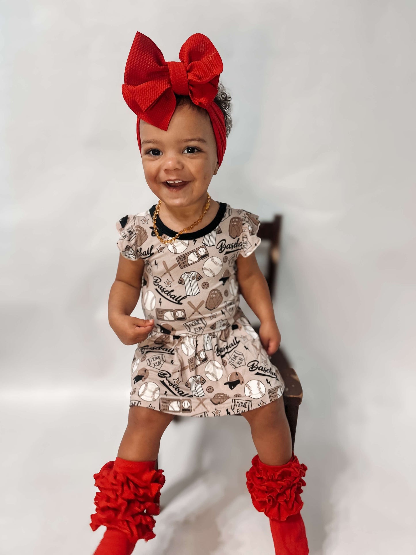 Game Day Bamboo Skirted Romper