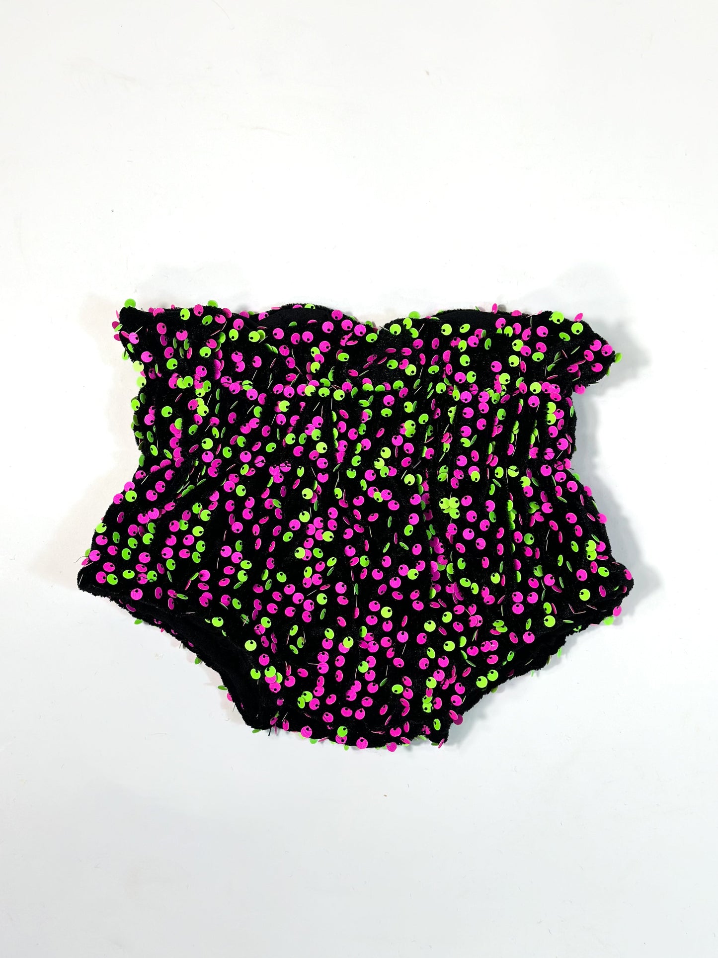Pink & Green Sequin Bloomies & Shorties (FINAL SALE)