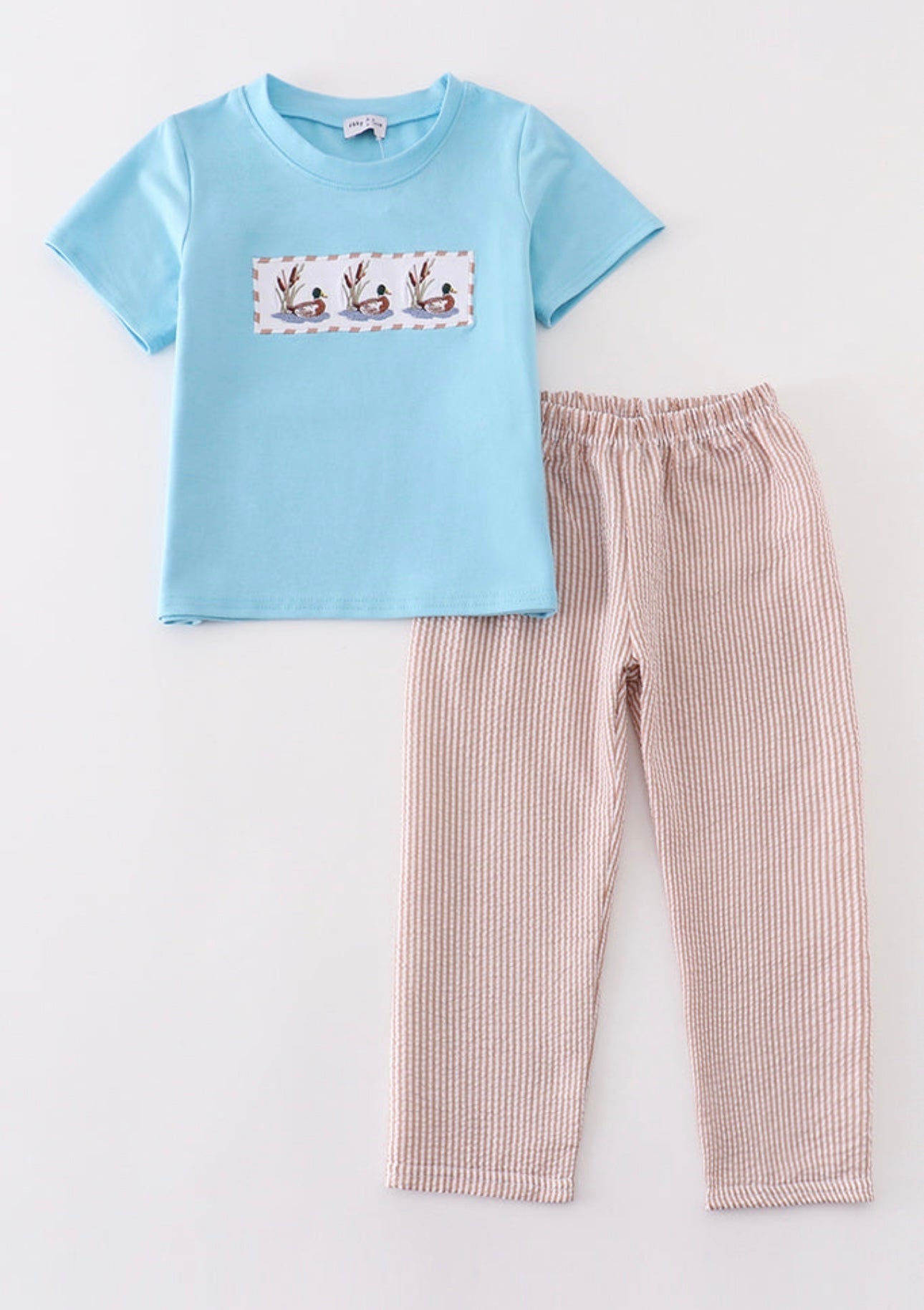 Blue Duck Smocked Boys Set