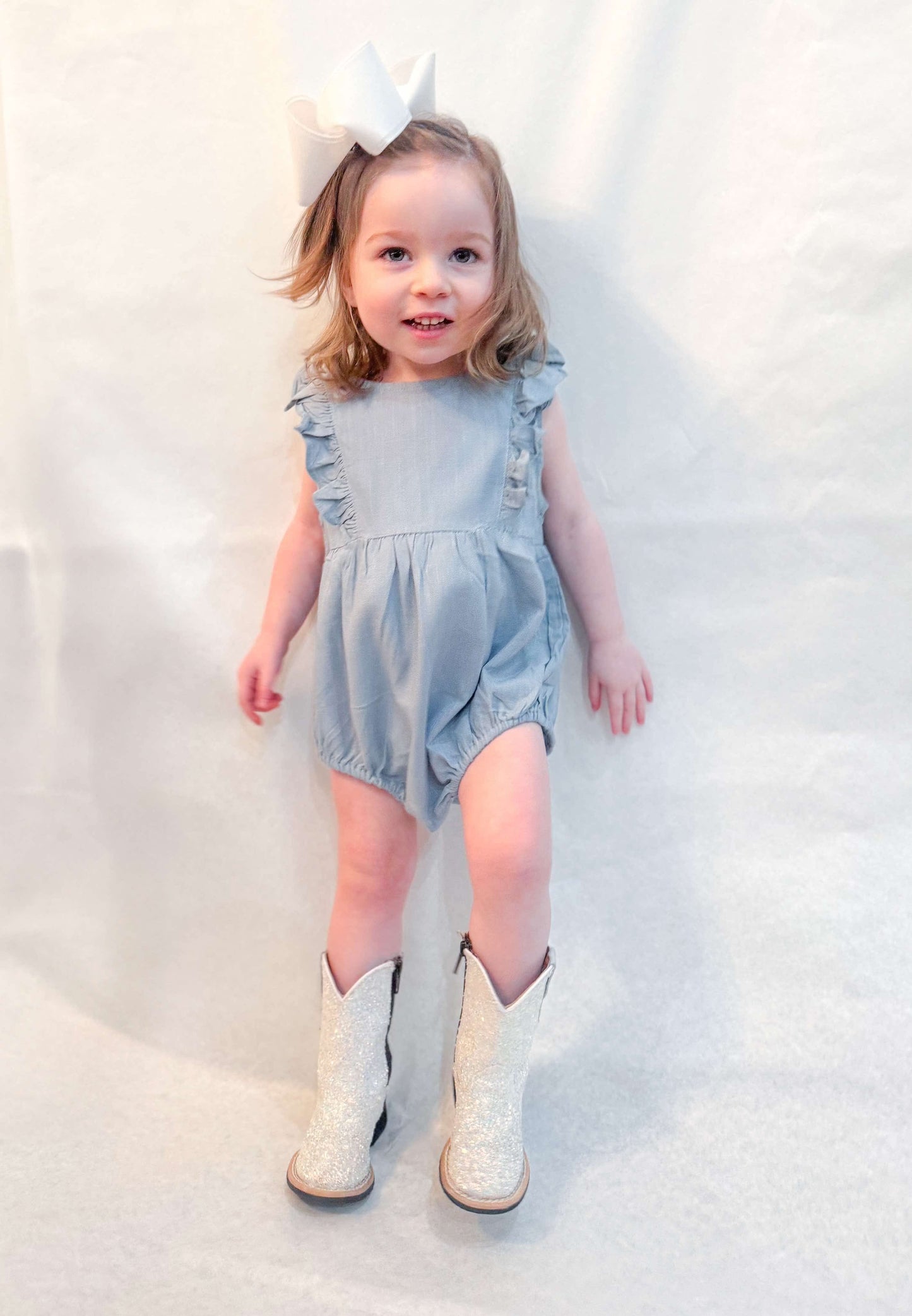 Blue Bubble Romper