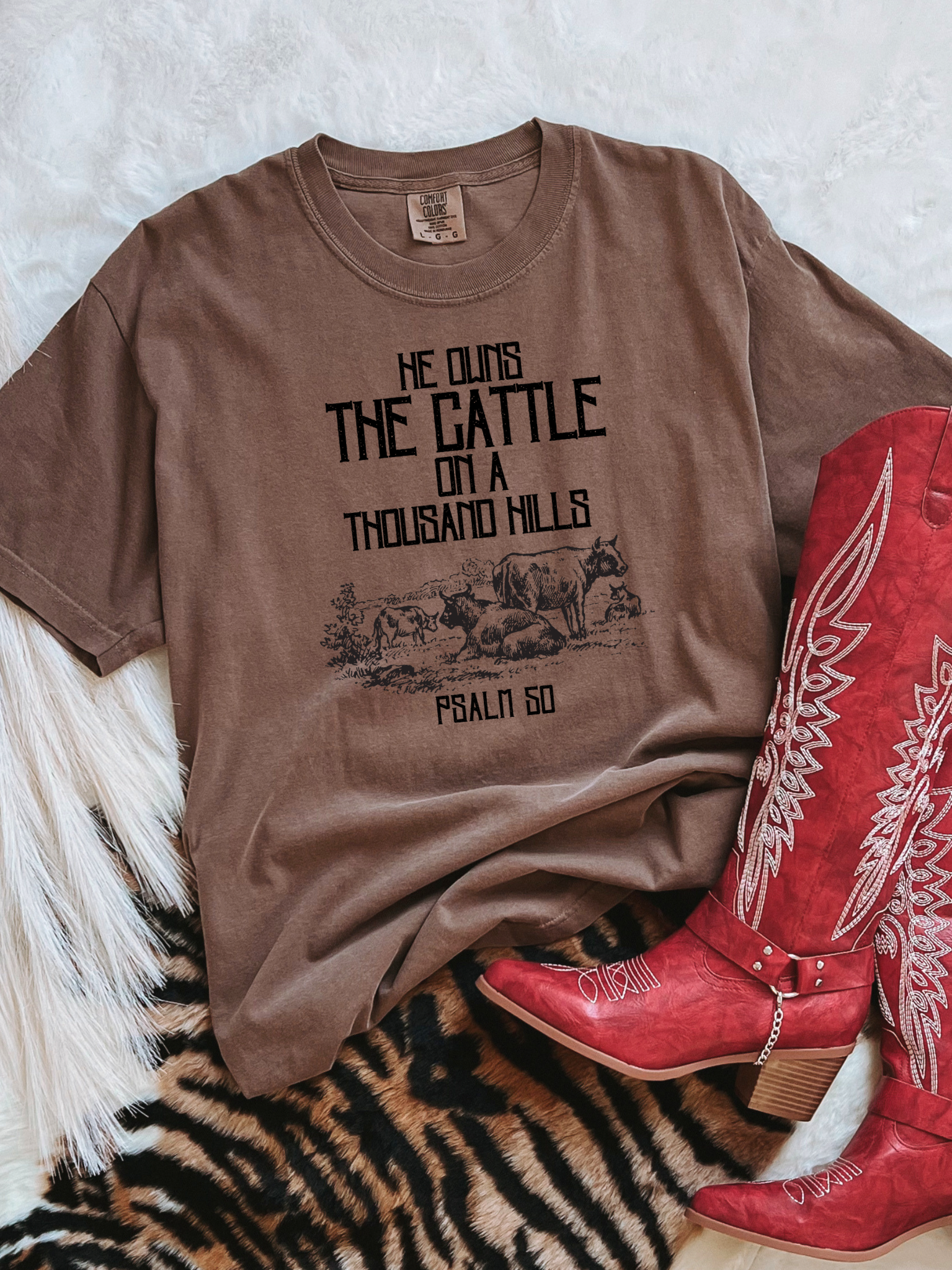 He Owns The Cattle CC Graphic Tee