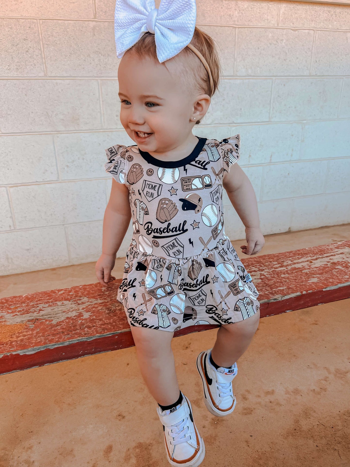 Game Day Bamboo Skirted Romper