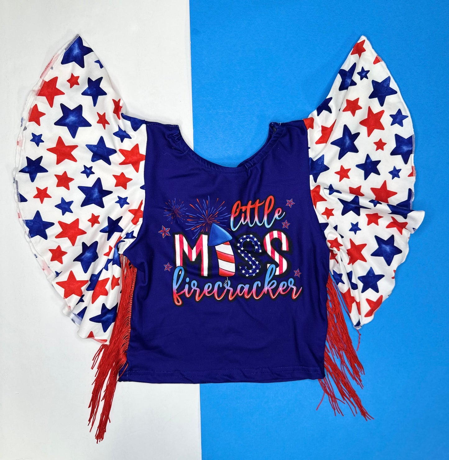 Little Miss Firecracker Leo/Top (FINAL SALE)