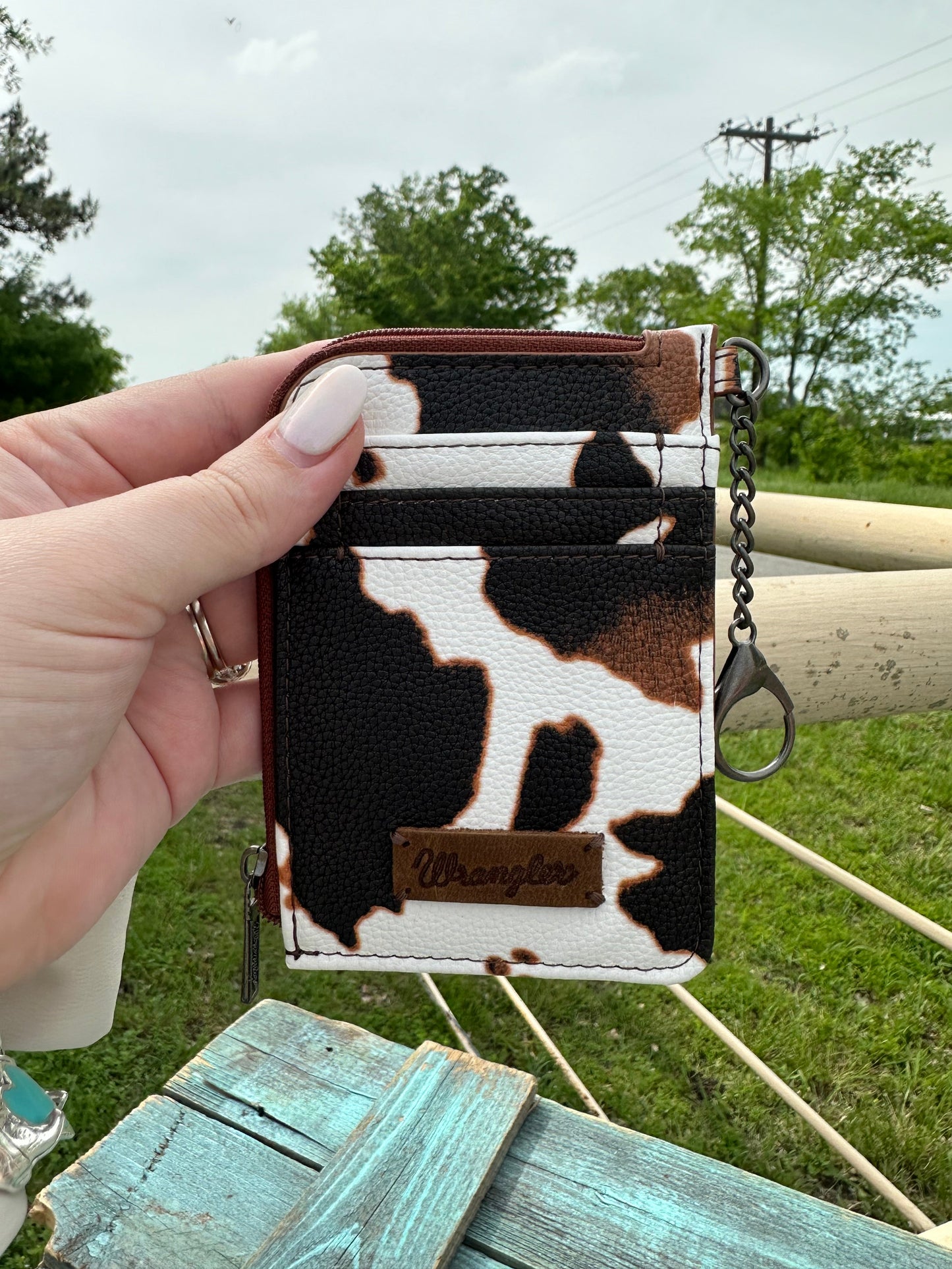 Cow Print Wrangler coin holders (FINAL SALE)