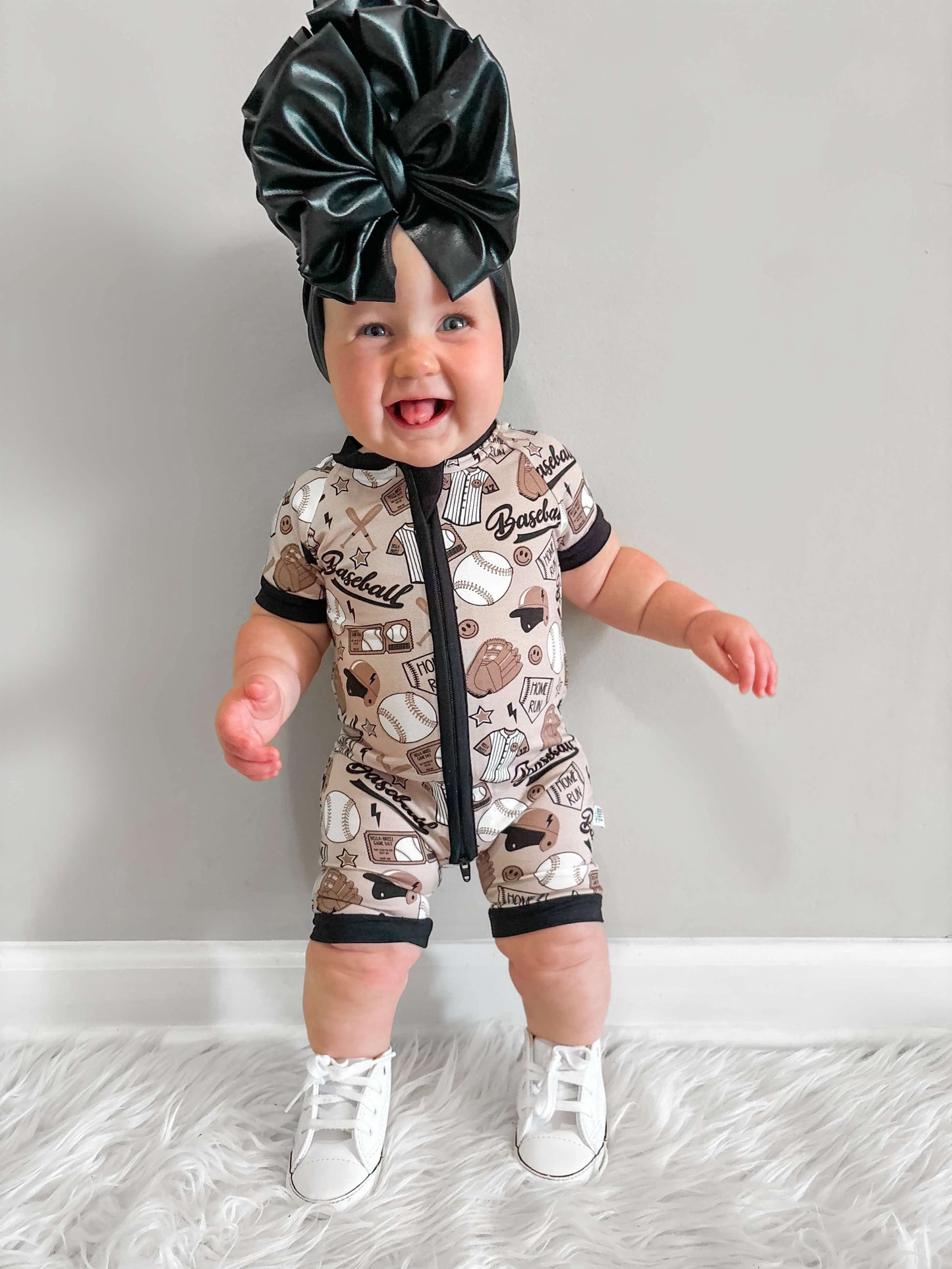 Game Day Bamboo Shortie Romper