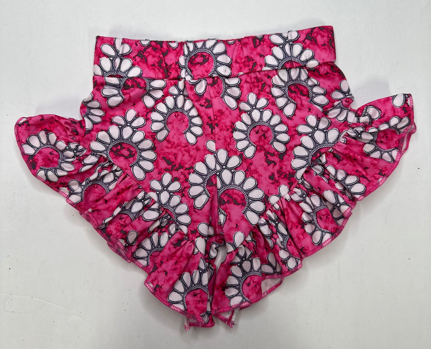 Pink Squash Blossom Shorties (FINAL SALE)