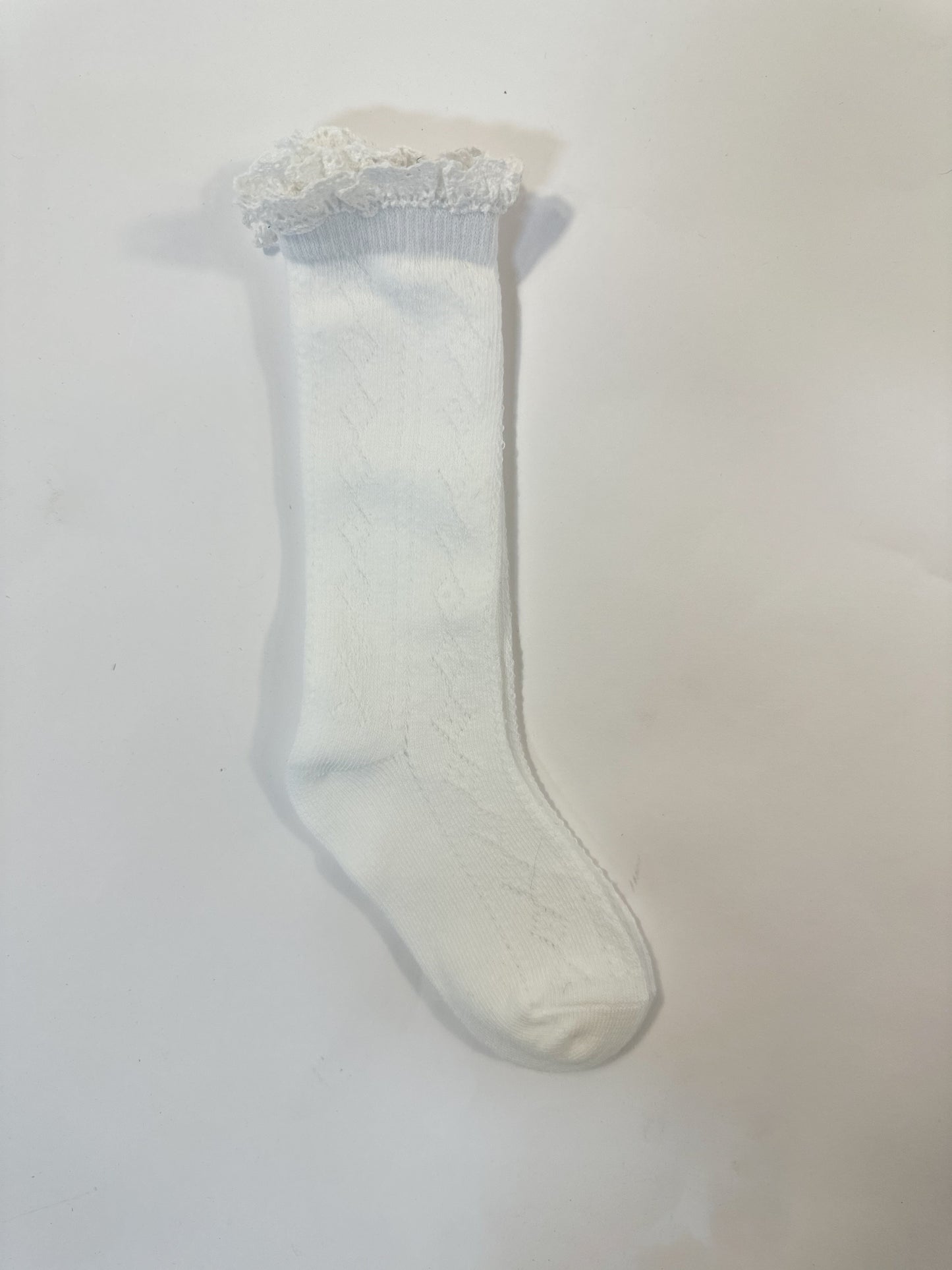 Knee High Knit Lace Girl Socks (FINAL SALE)