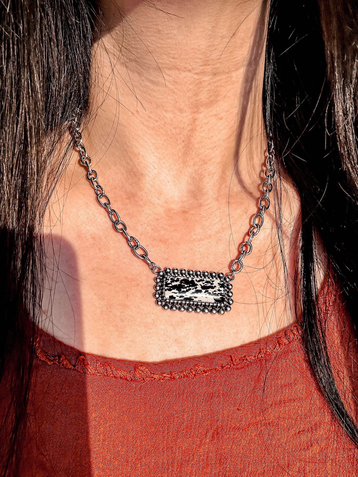 Cow Bar Necklace