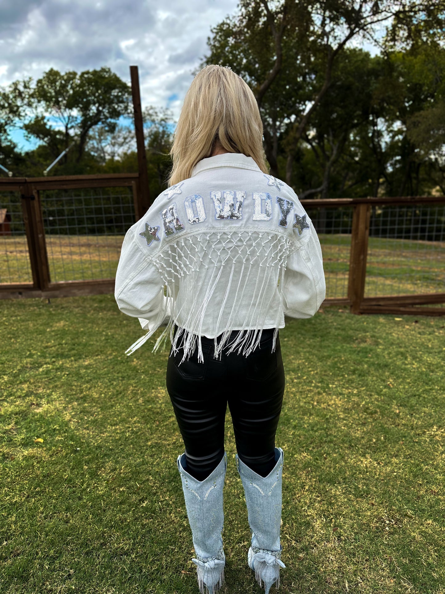 Women's Fringe Denim Jackets (Multiple Options) (FINAL SALE)