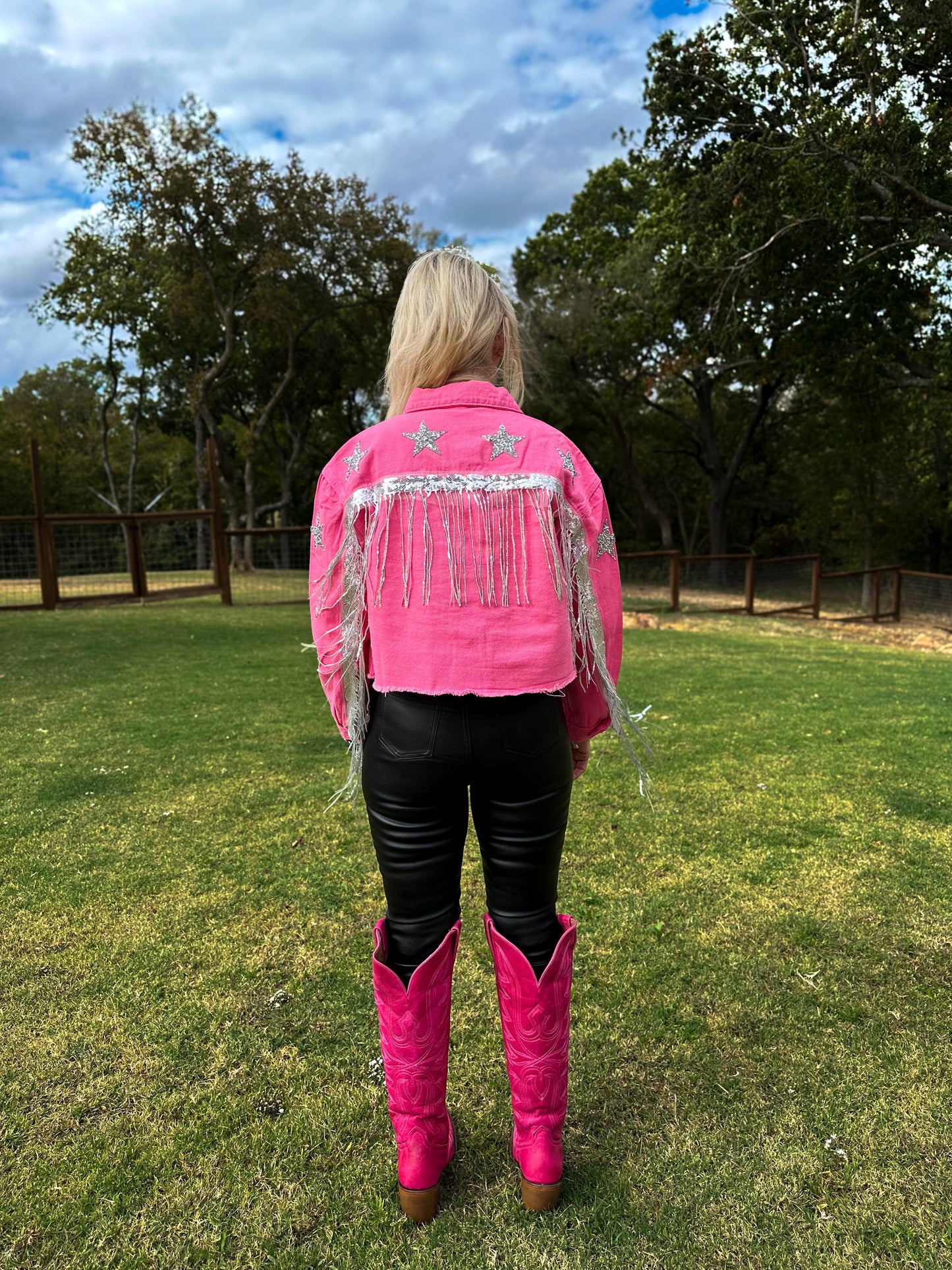 Women's Fringe Denim Jackets (Multiple Options) (FINAL SALE)