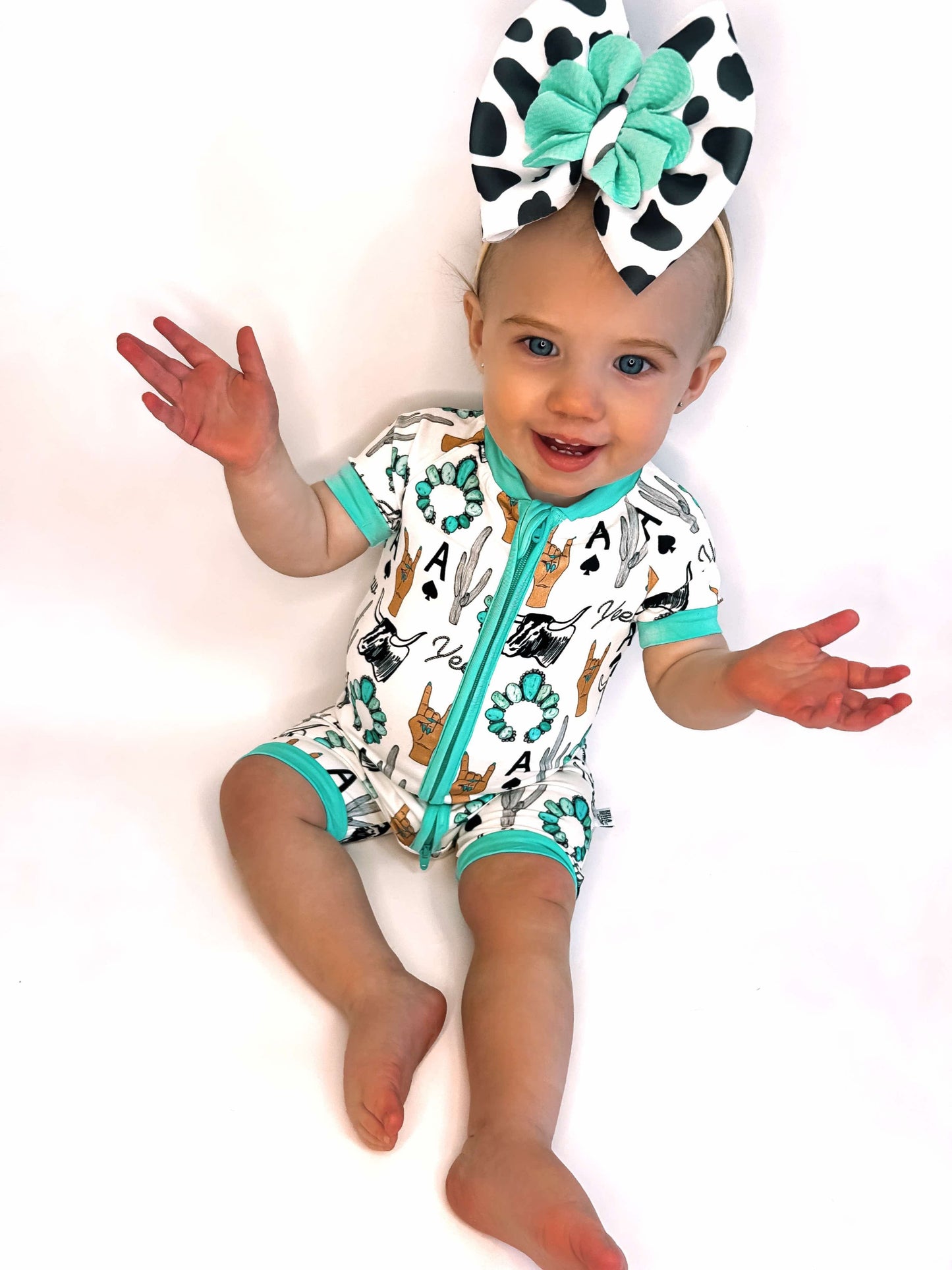 Yeehaw Bamboo Shortie Romper