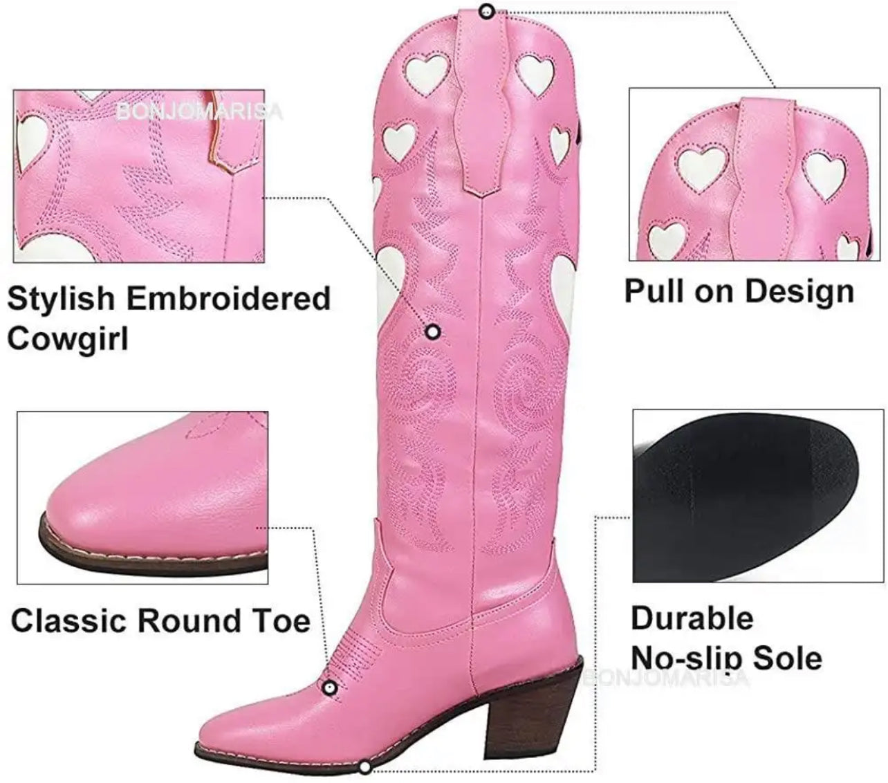 Sweetheart boots