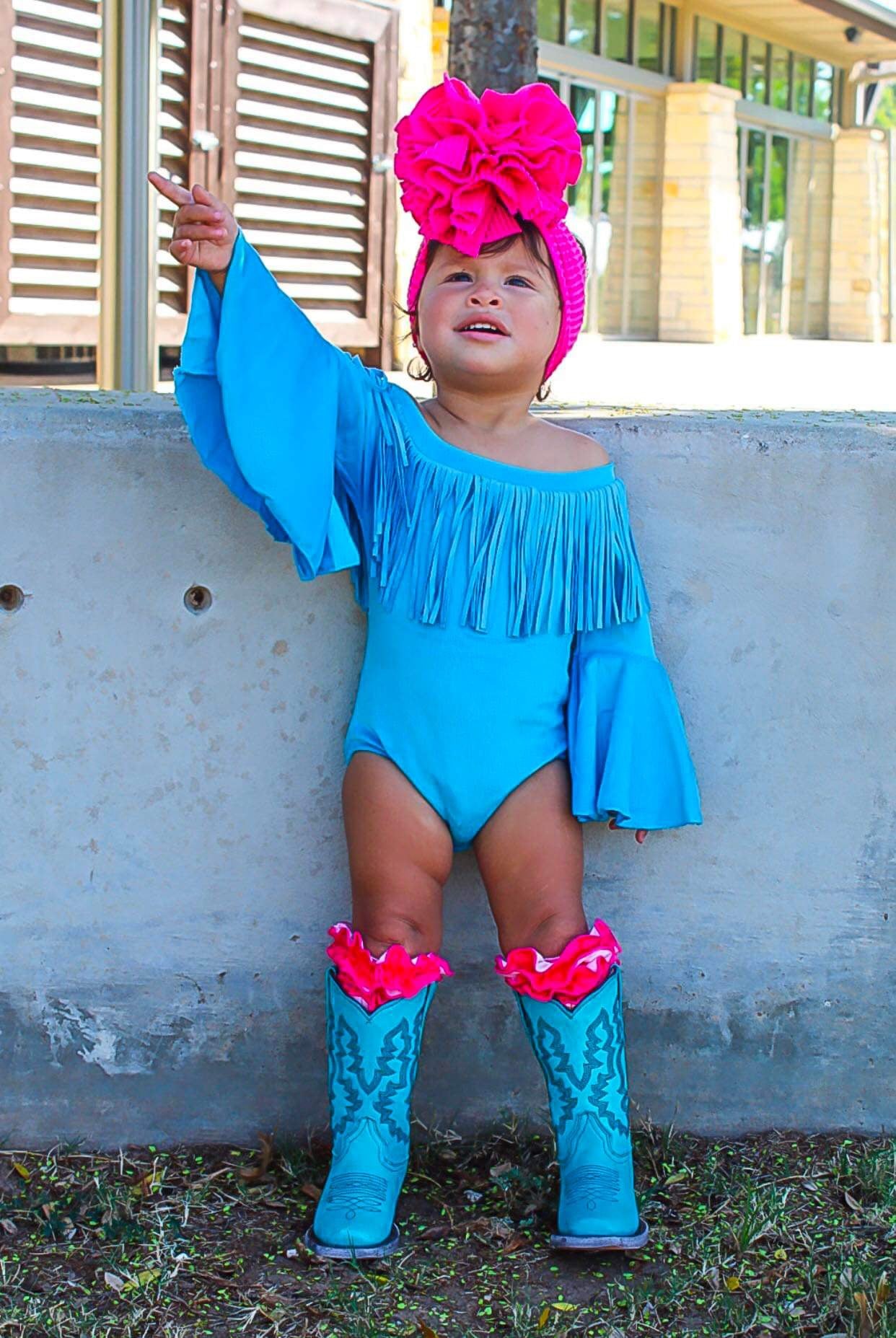 Turquoise Boots