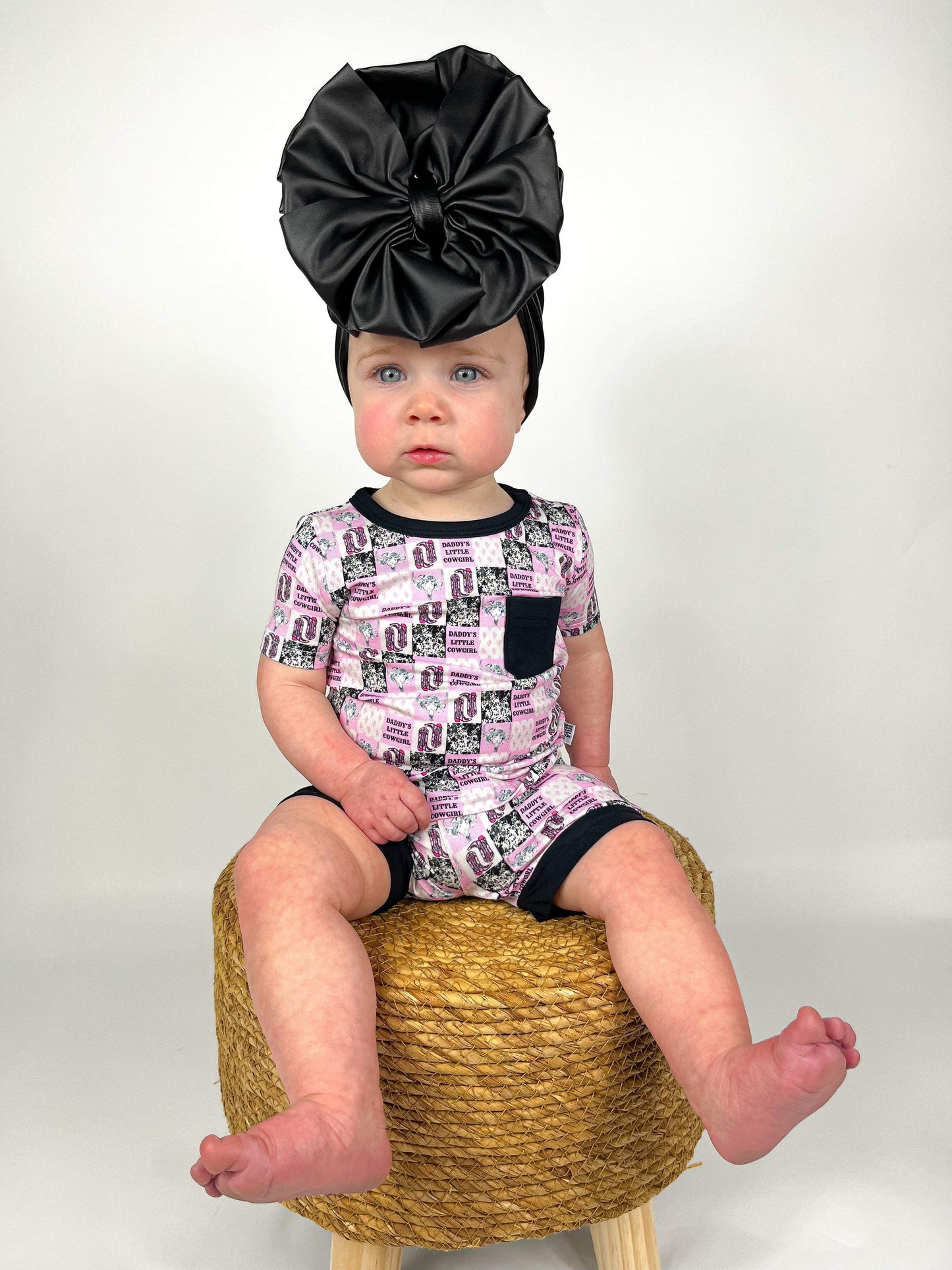 Daddy's Little Cowgirl Bamboo Short Set (FINAL SALE)