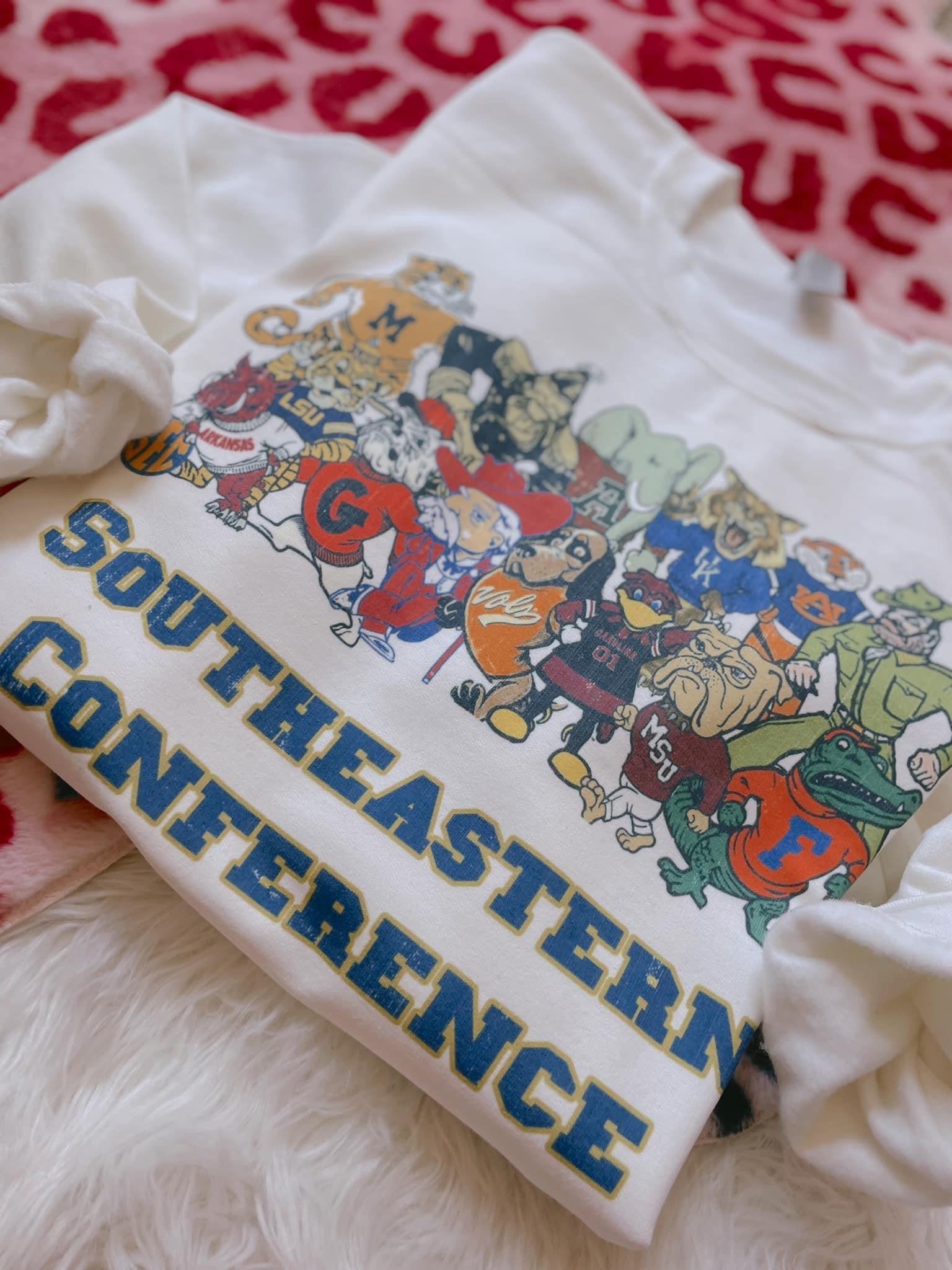 SEC tee & sweatshirt
