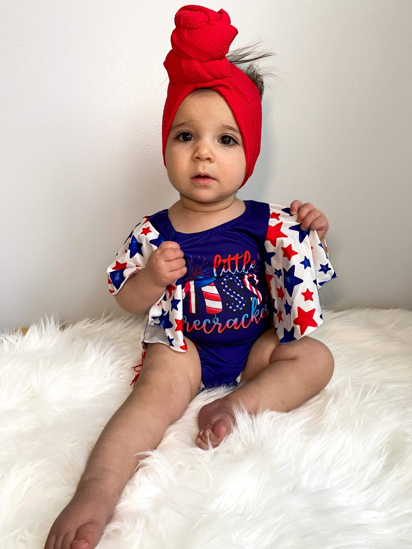 Little Miss Firecracker Leo/Top (FINAL SALE)