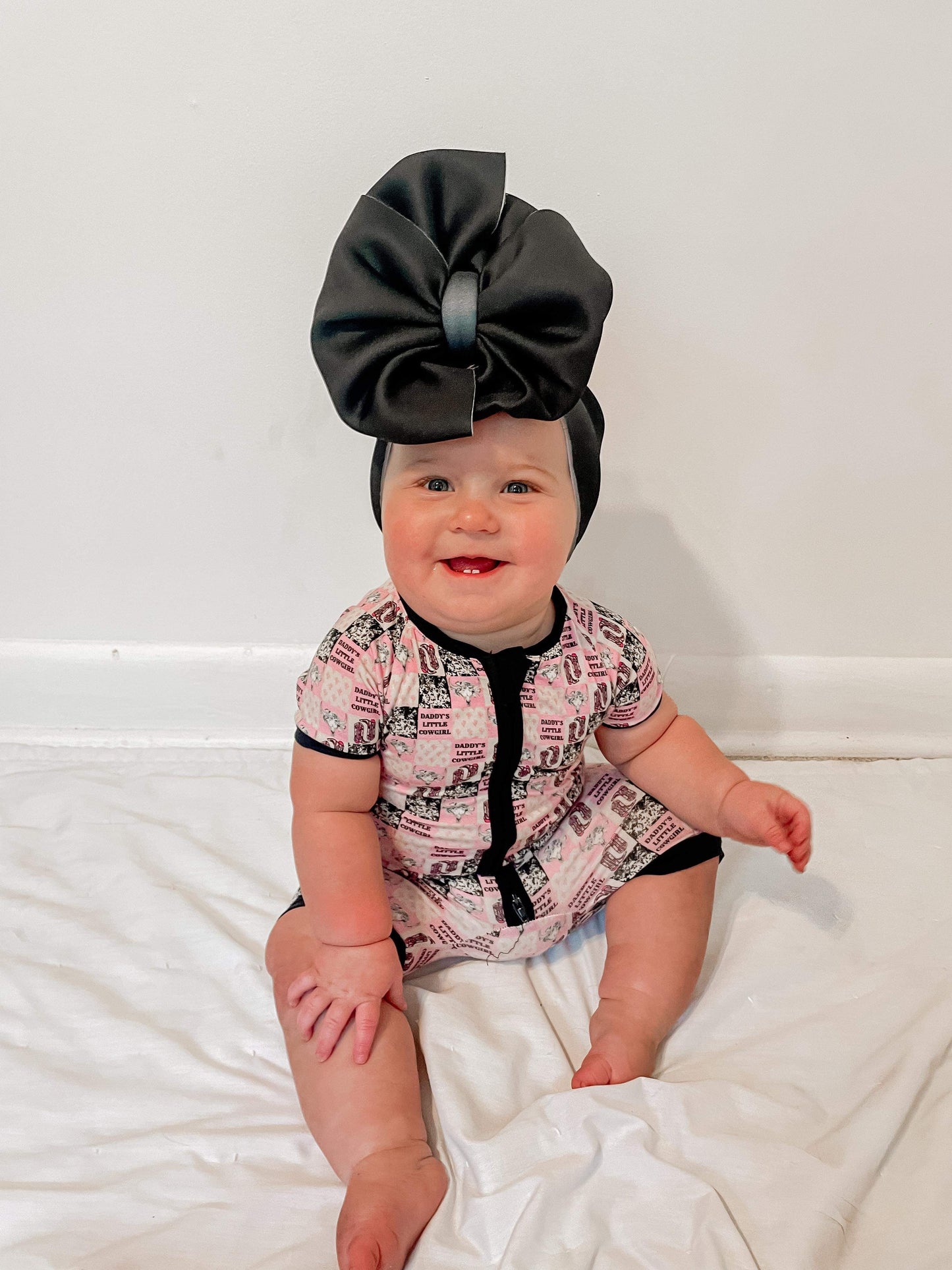 Daddy's Little Cowgirl Bamboo Shortie Romper (FINAL SALE)