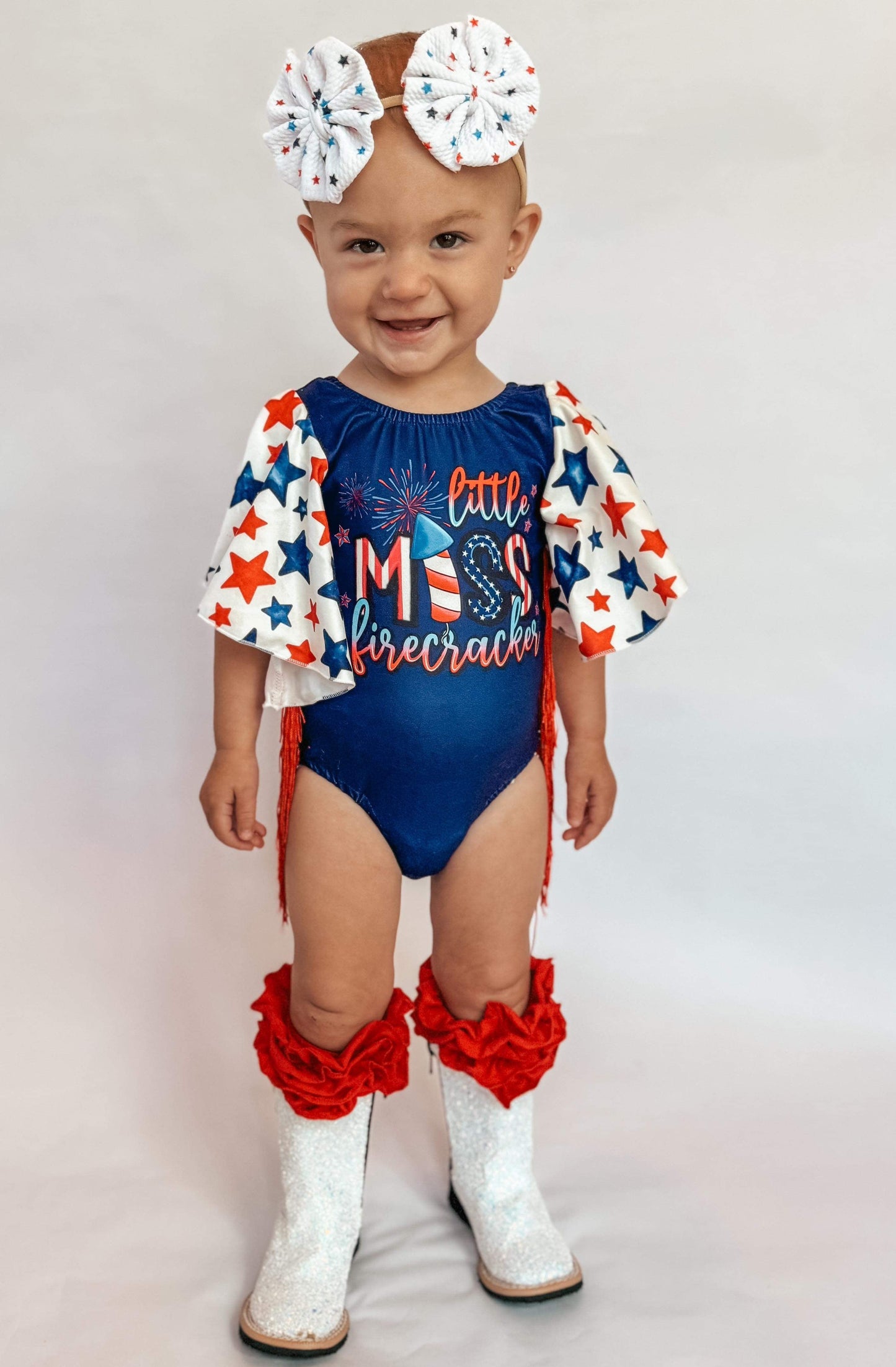 Little Miss Firecracker Leo/Top (FINAL SALE)