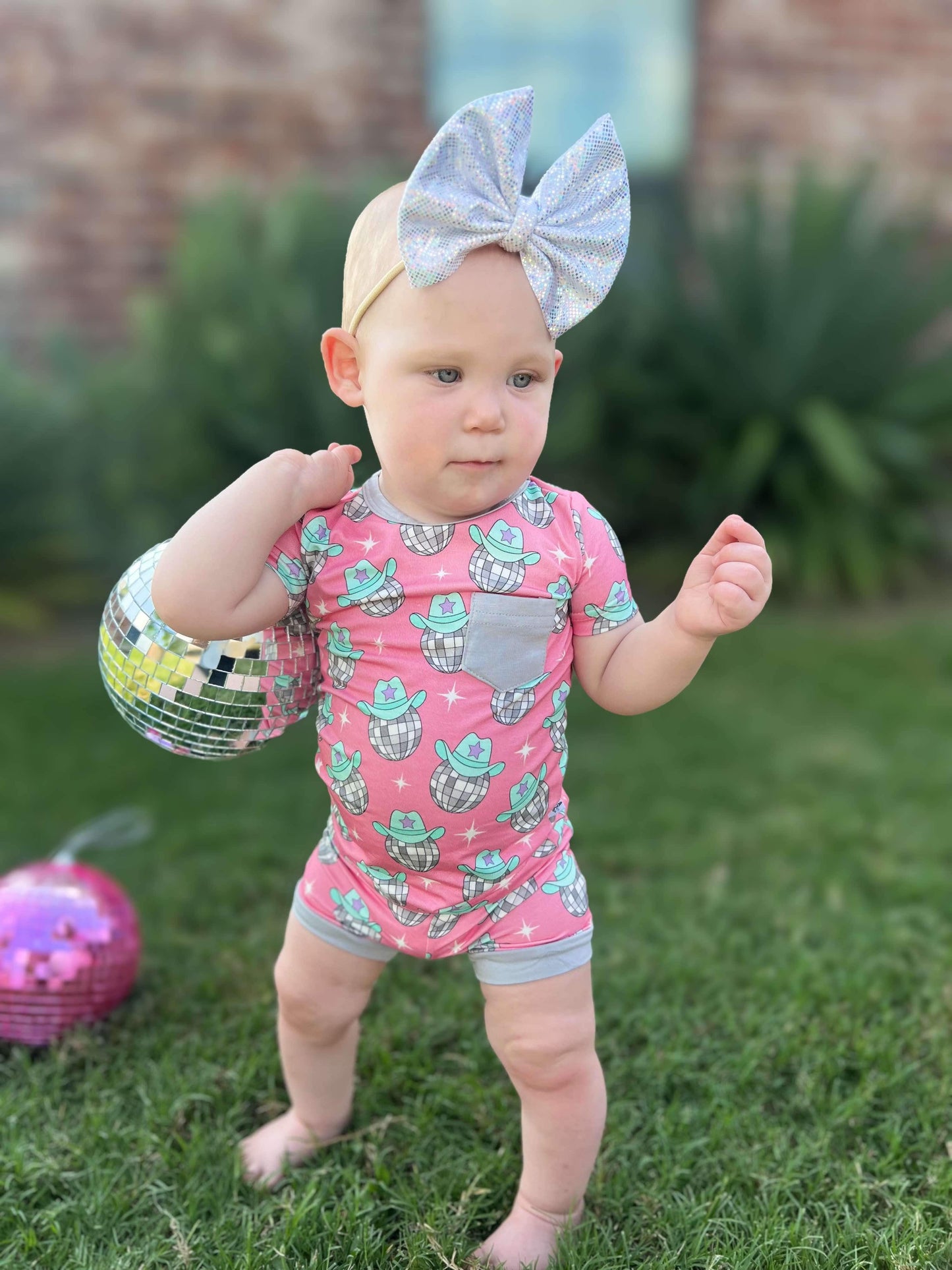 Disco Cowgirl Bamboo Short Set