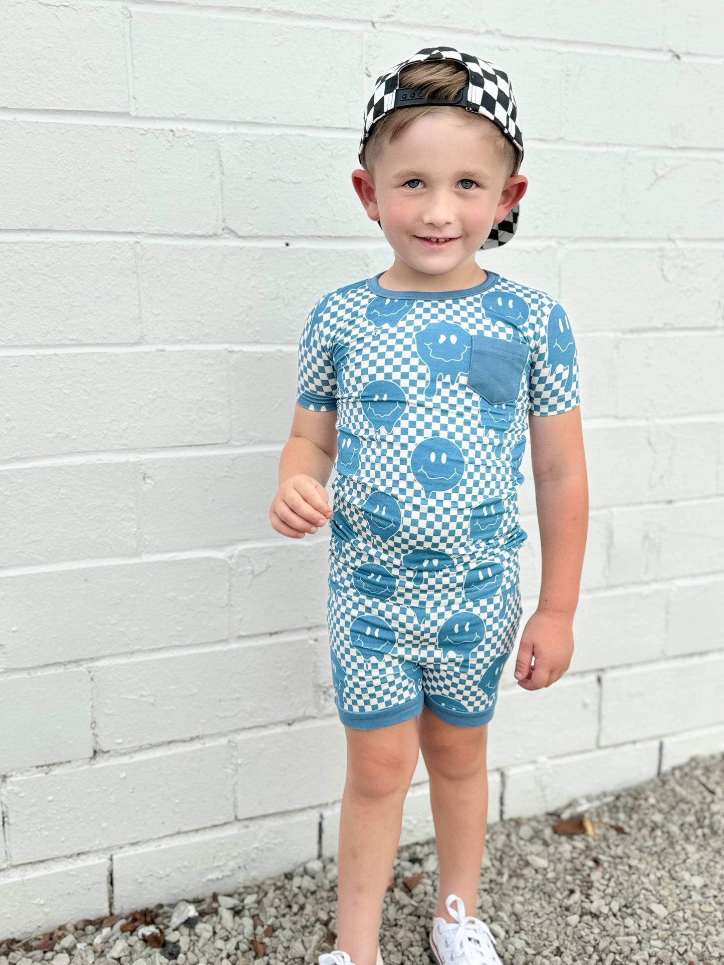 Stay Trippy Bamboo Short Set