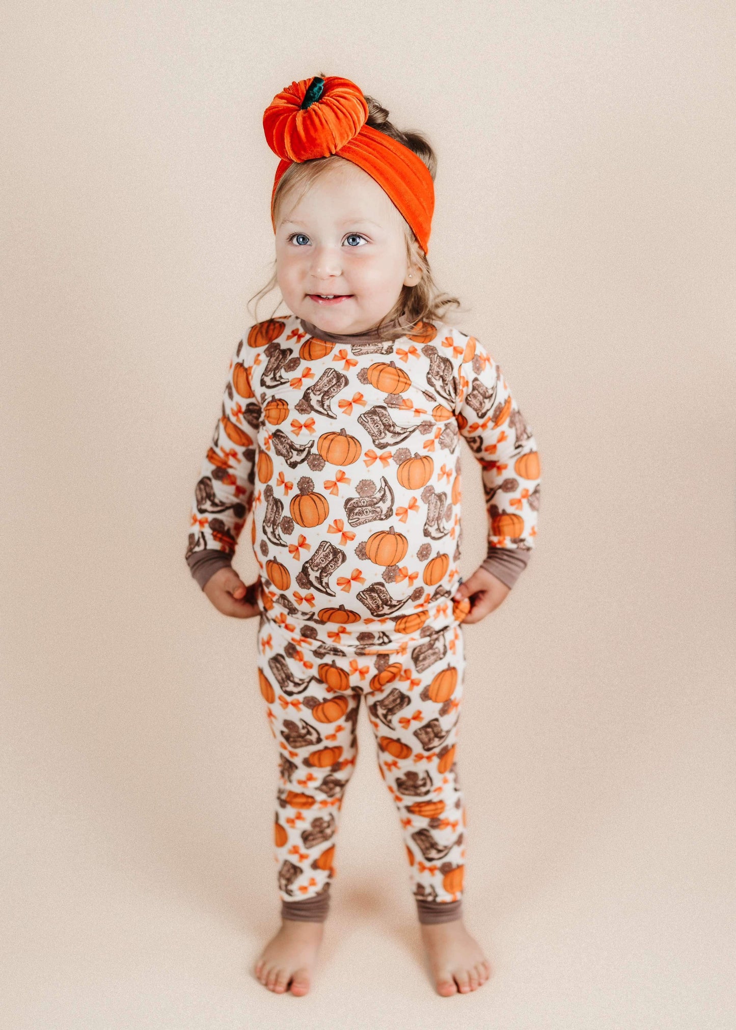 Howdy Pumpkin Bamboo Set