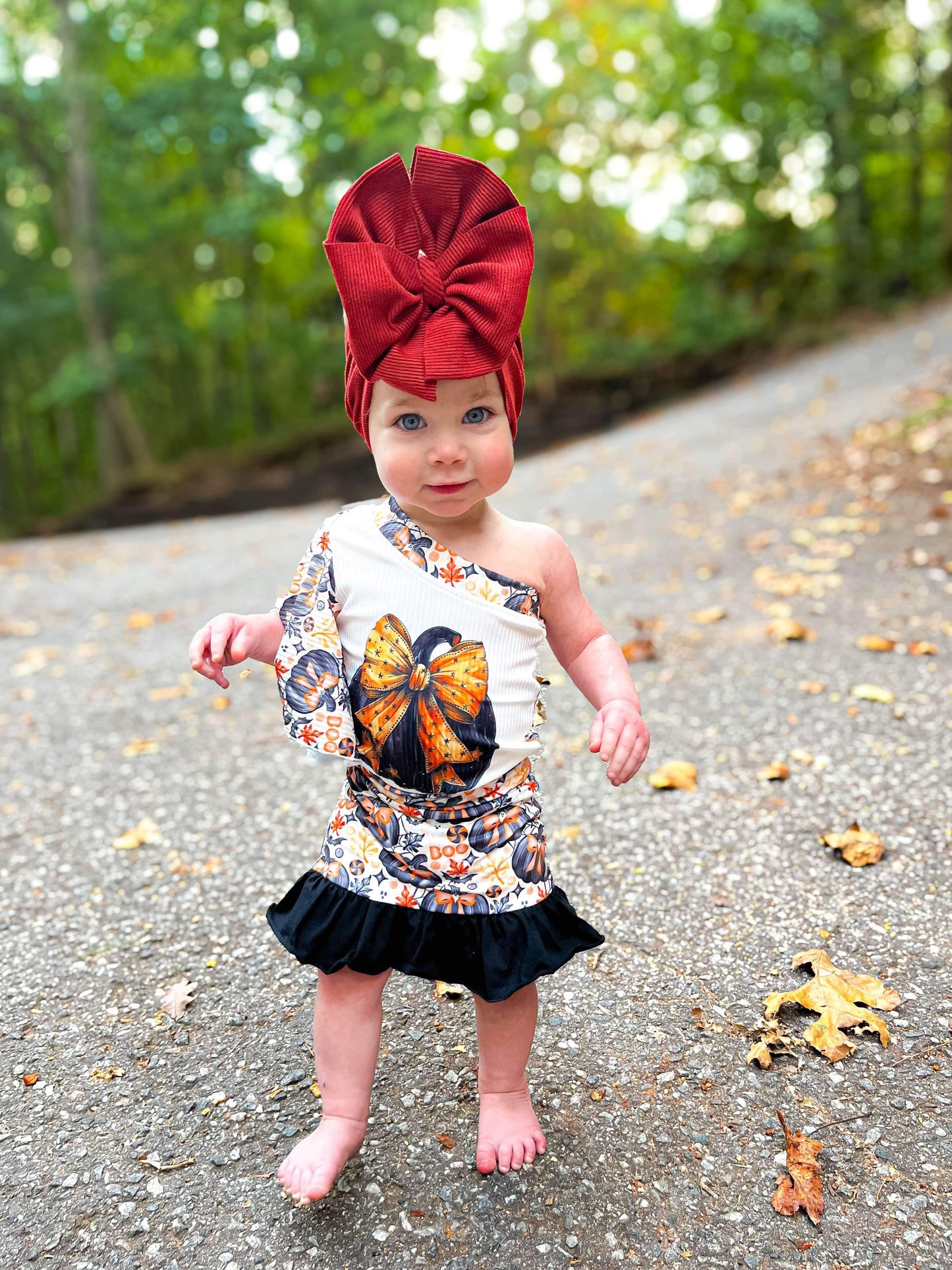 Coquette Bows & Pumpkins Skort (FINAL SALE)