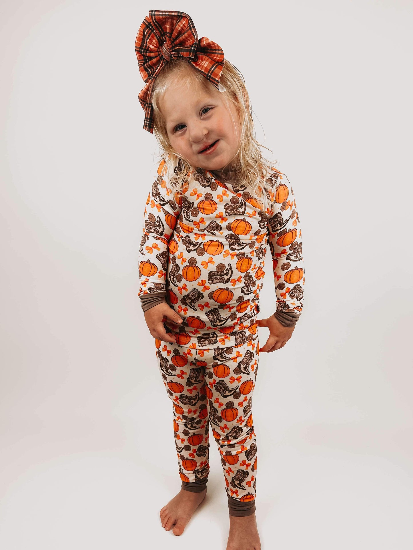 Howdy Pumpkin Bamboo Set
