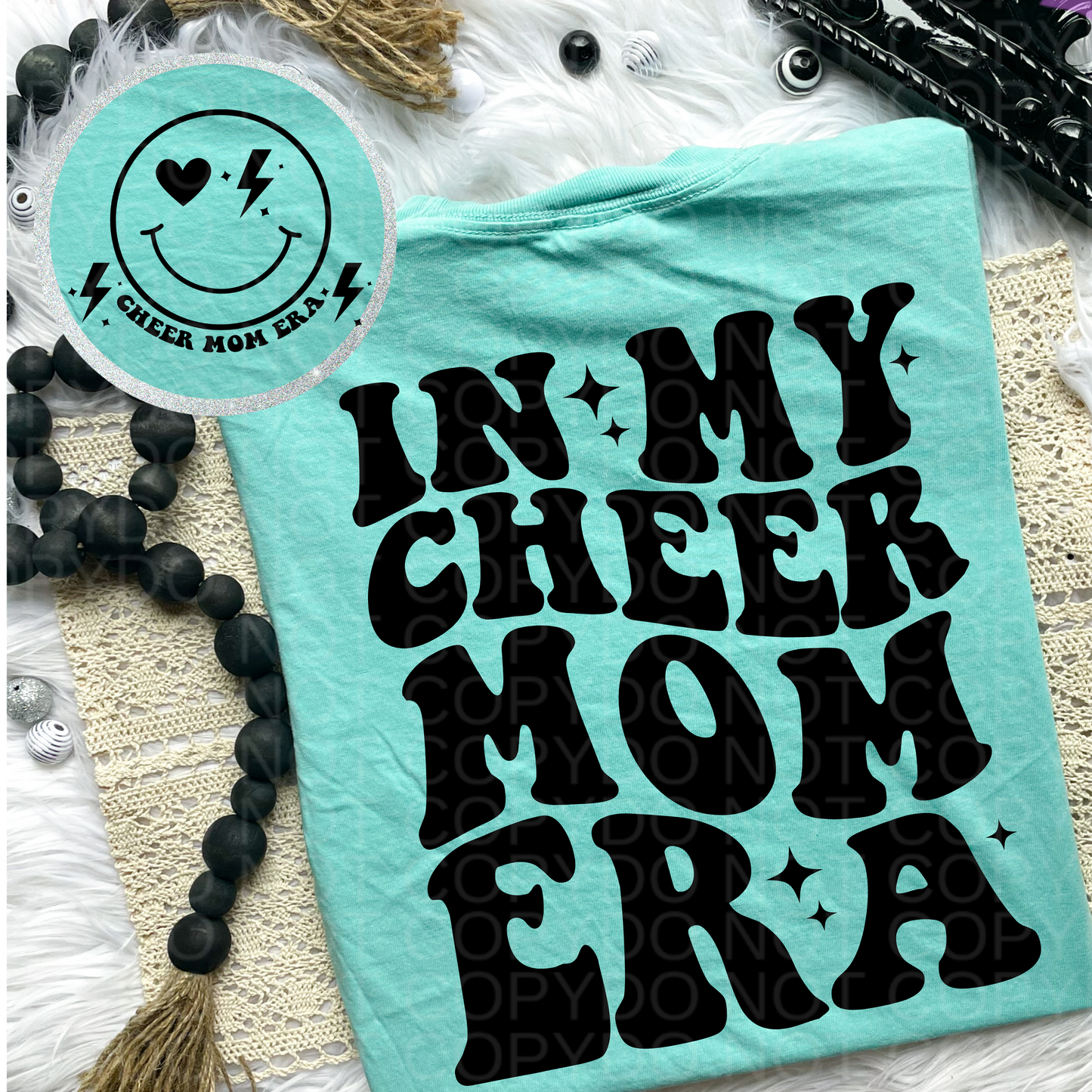 Cheer Mom Era Comfort Colors Tee