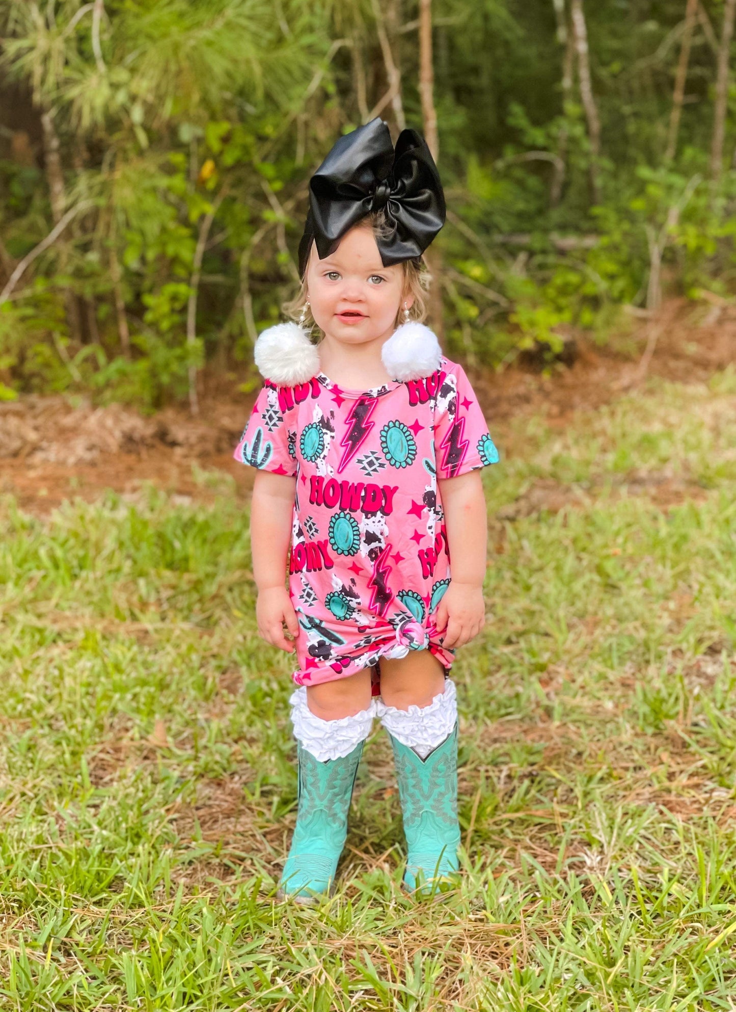 Turquoise Boots