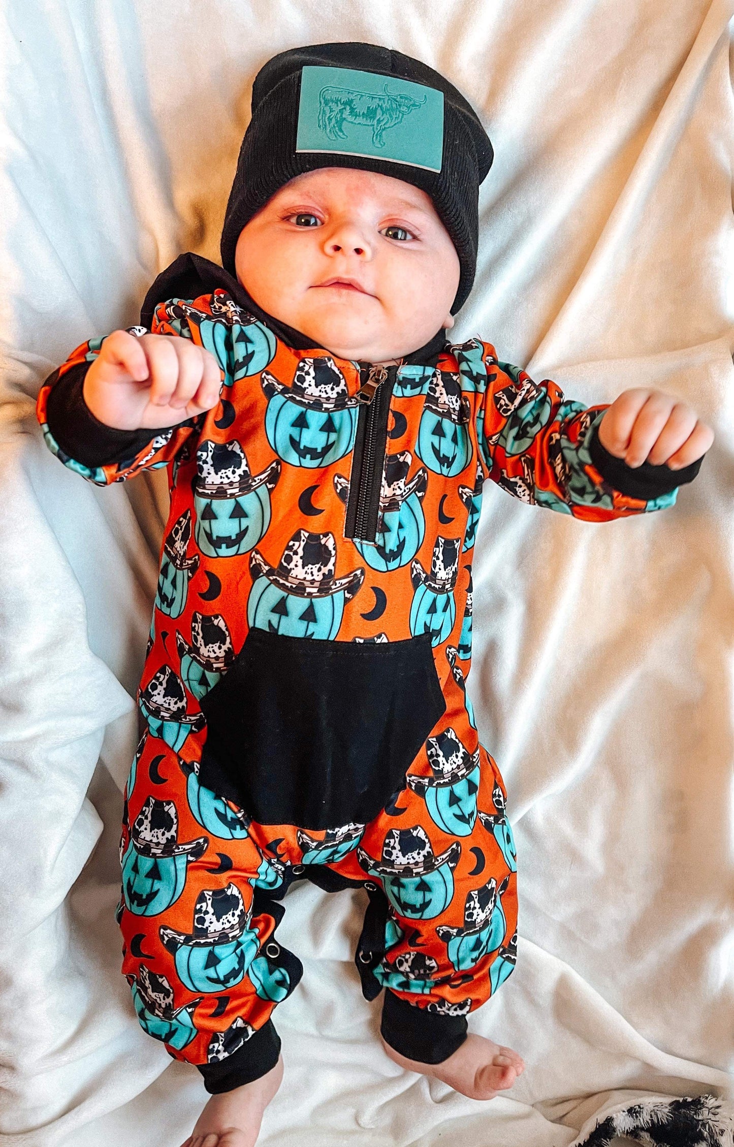 Cow Pumpkin Boys Jumper (FINAL SALE)