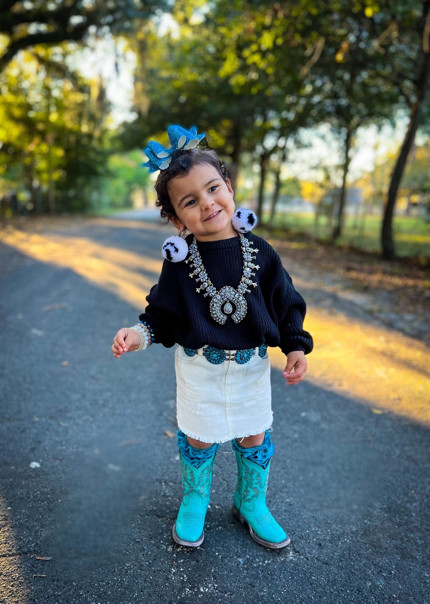 Turquoise Boots